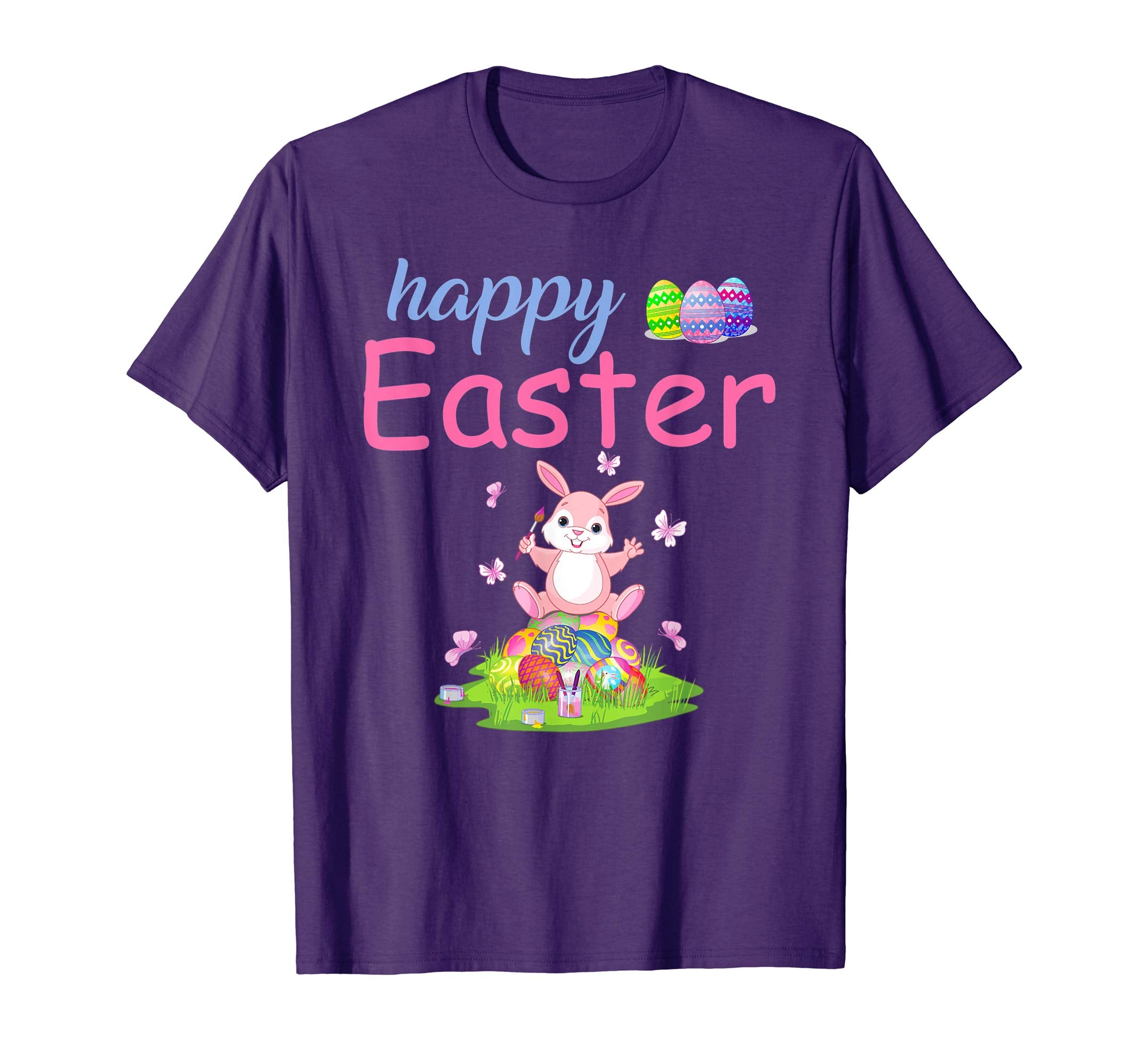 Happy Easter T-Shirt with Bunny Egg Funny Gifts
