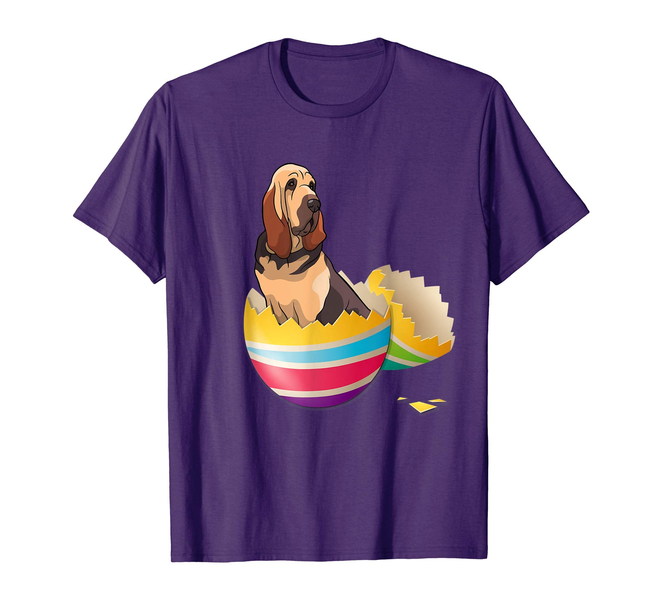 Bloodhound Hatching From Easter Egg Easter Day Shirt