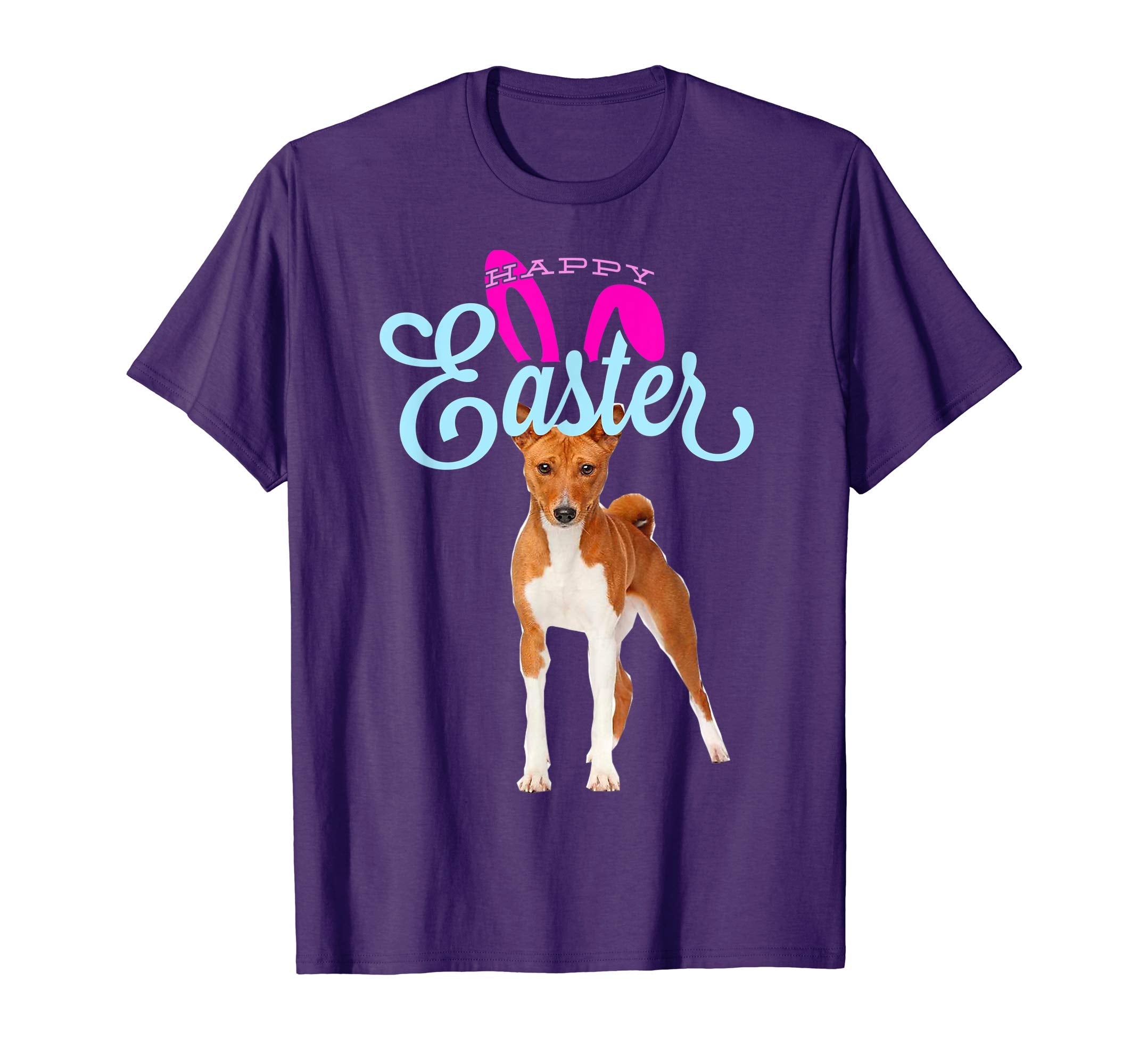 Easter Bunny Basenji Tshirt Dog Men Women Gift Easter Day
