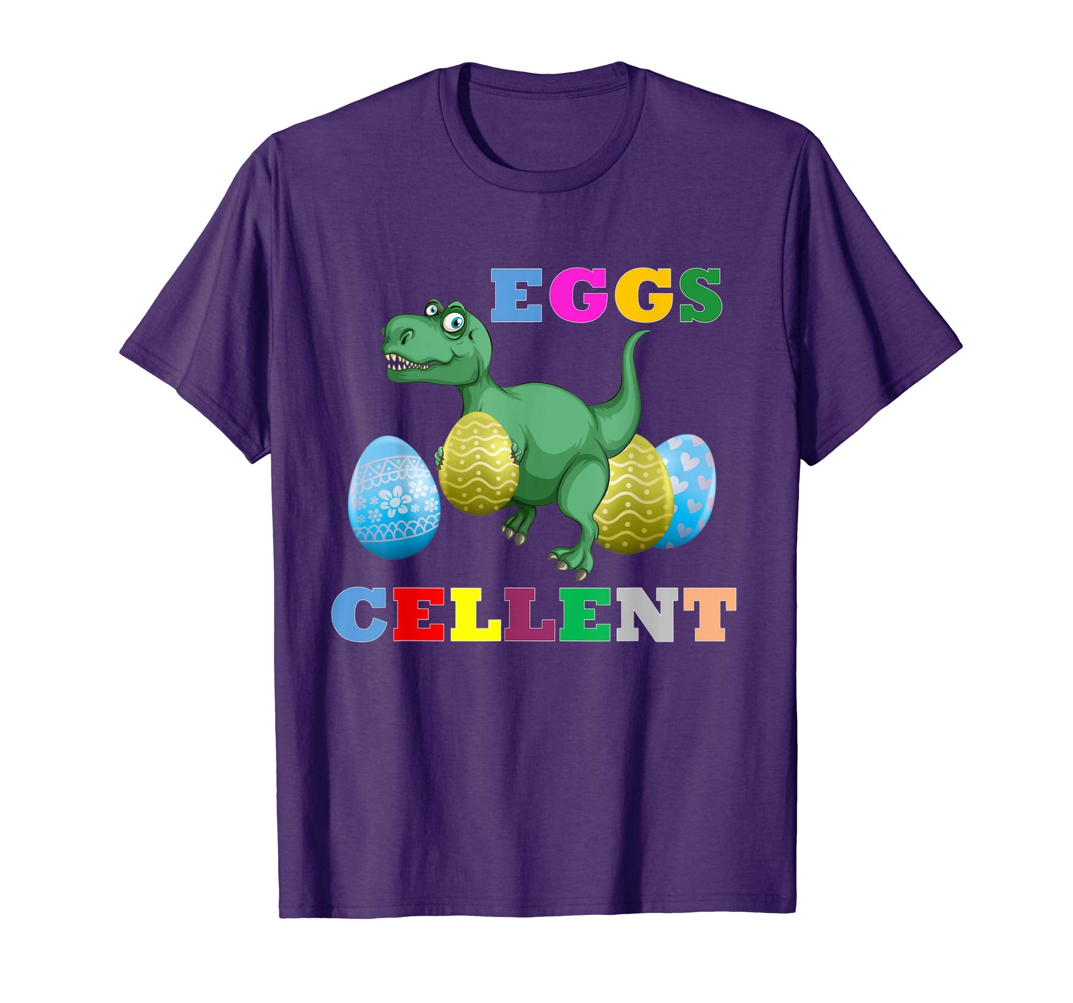 Easter T-Rex Shirt For Kids Cute Easter Dinosaur Eggs Shirt