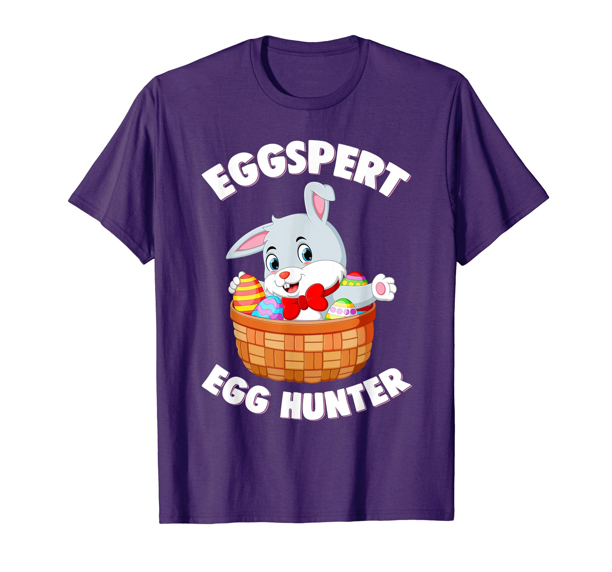Eggspert Egg Hunter Happy Easter Kids Boys Girls T Shirt
