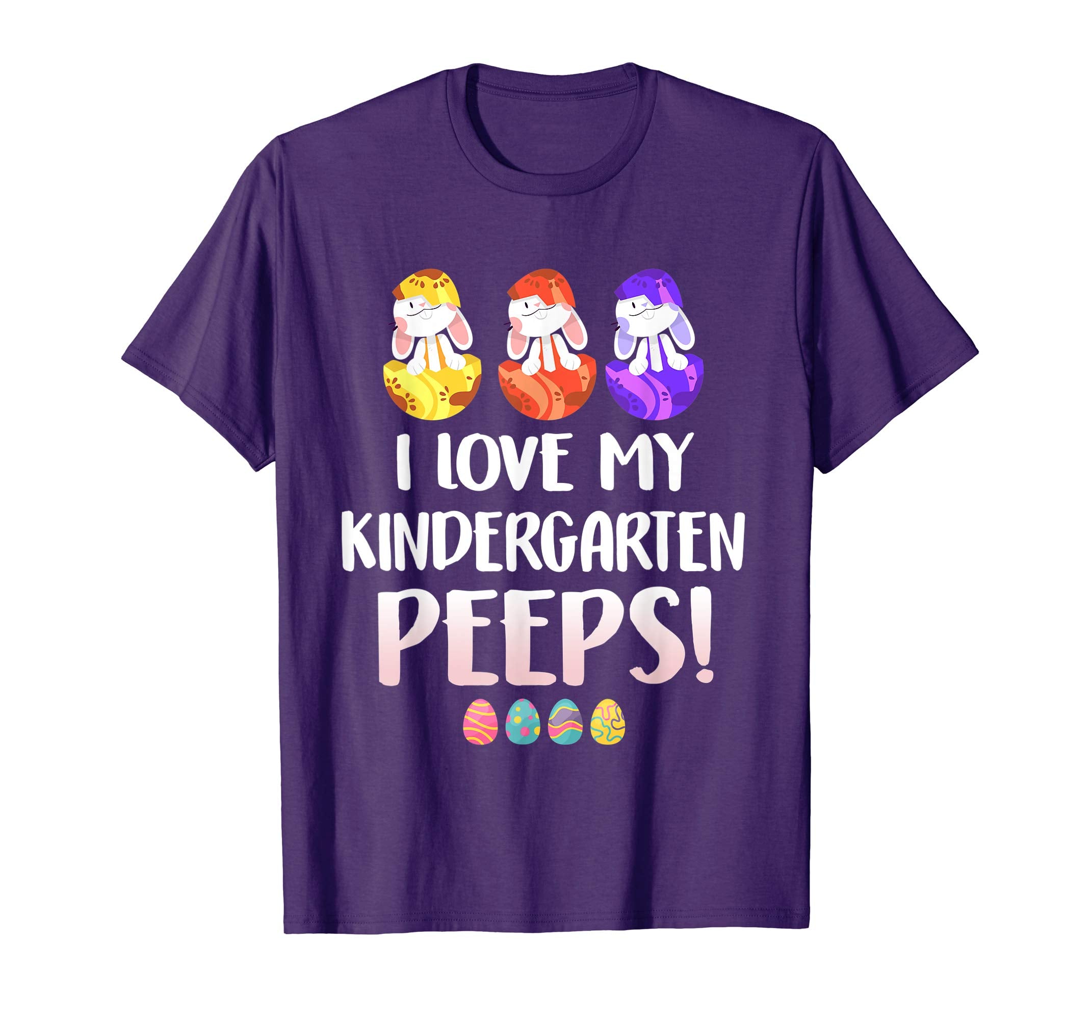 I Love My Kindergarten Peeps Easter Day T-Shirt