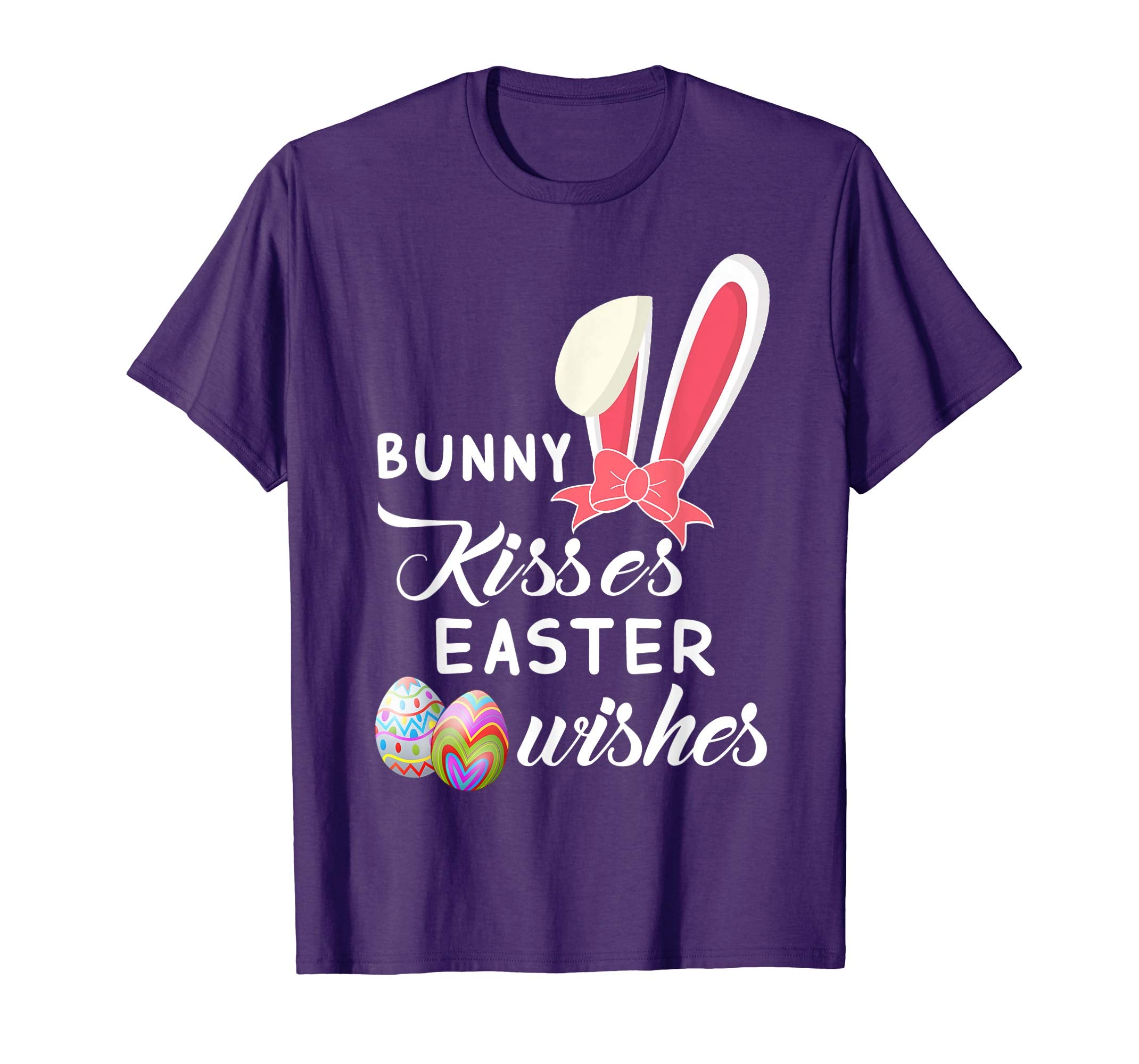 Bunny kisses Easter wishes Funny Rabbit Easter T Shirt