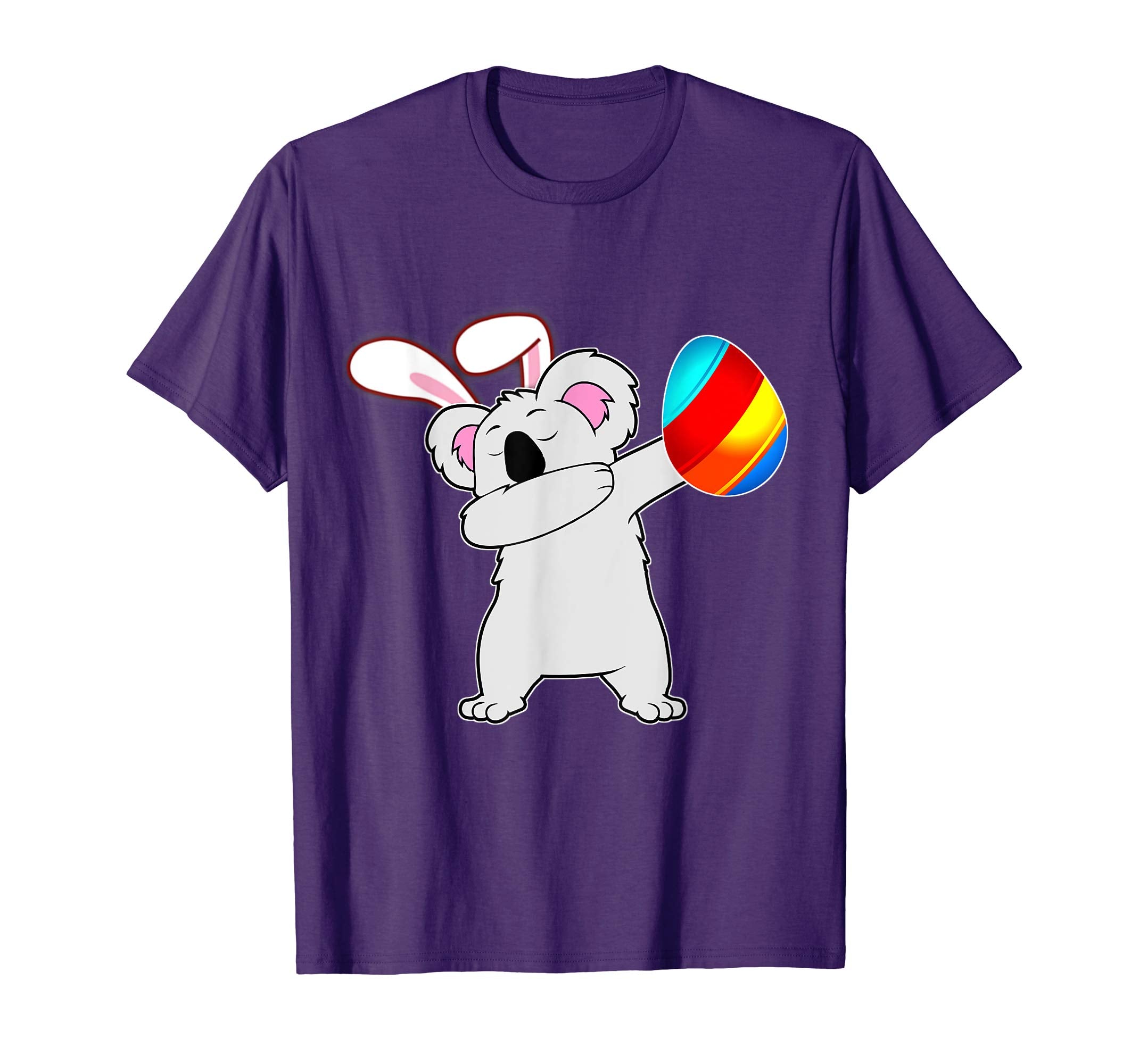 Easter Bunny Dabbing Koala Bear Tshirt Egg Ears Animal Gift