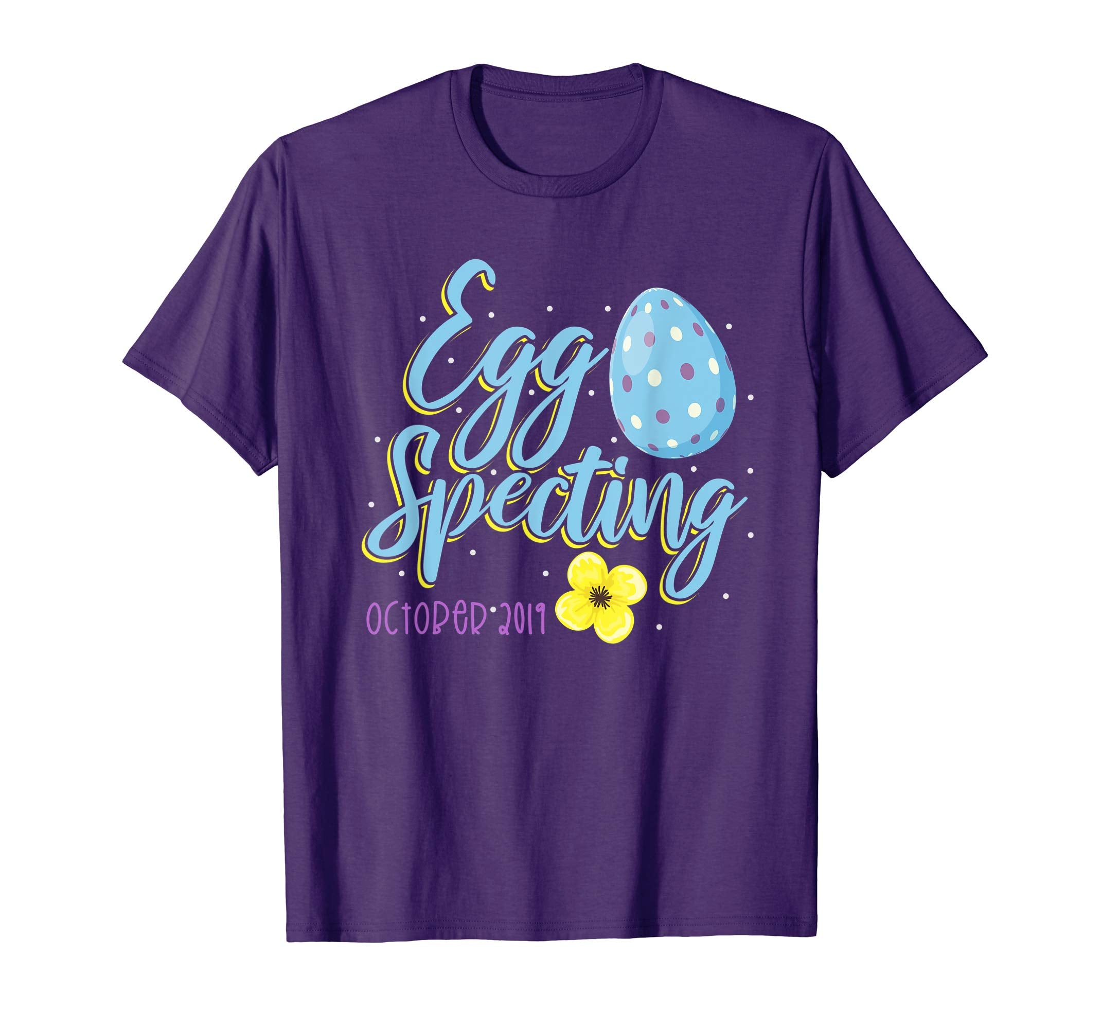 Eggspecting a Baby T Shirt Easter Egg October 2019