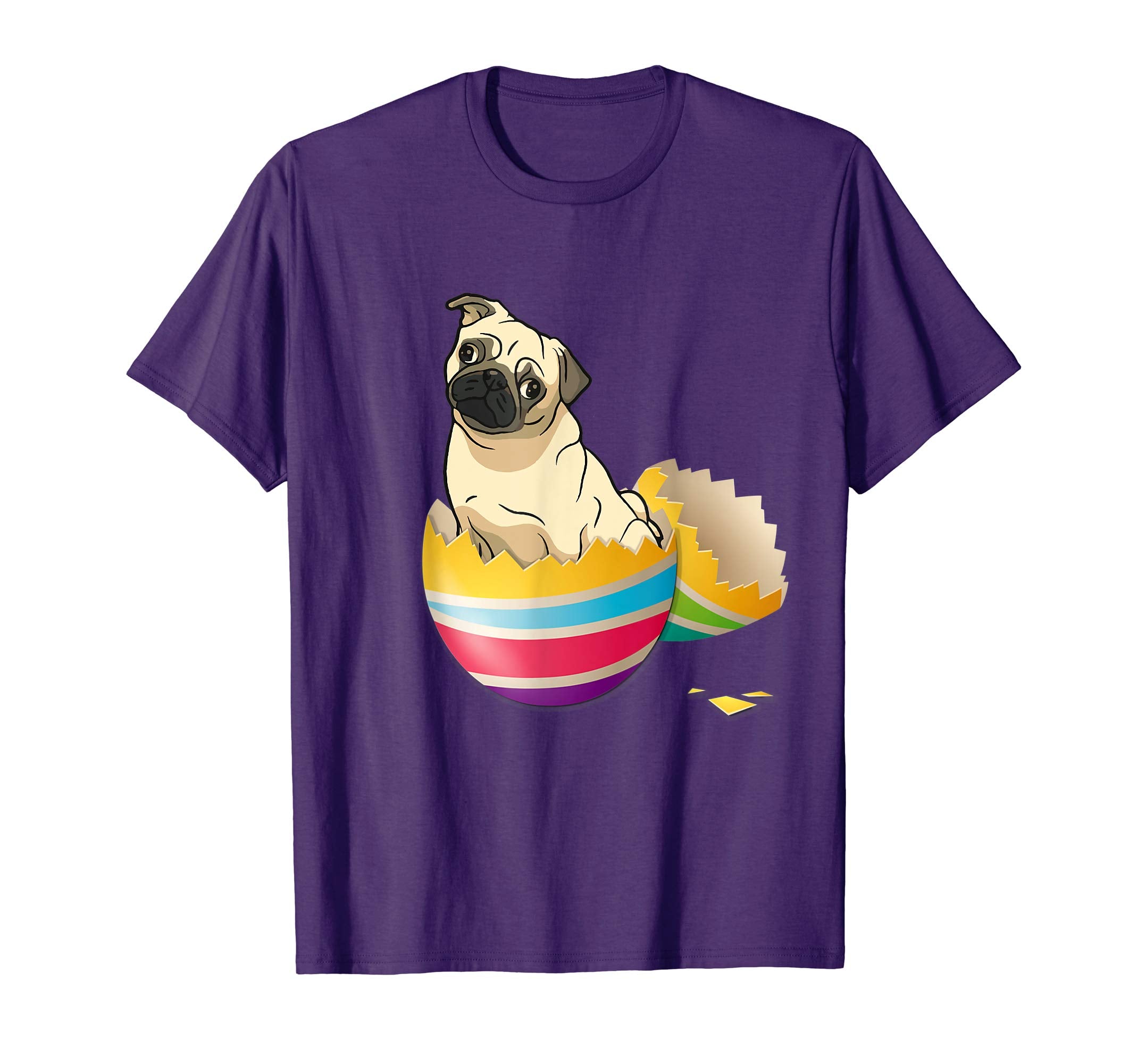Pug Hatching From Easter Egg Easter Day Shirt
