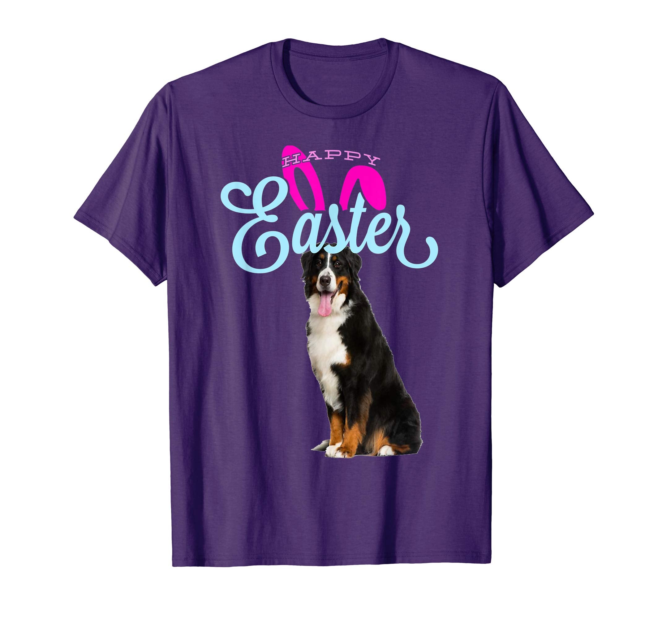 Easter Bunny Bernese Mountain Tshirt Dog Men Women Gift