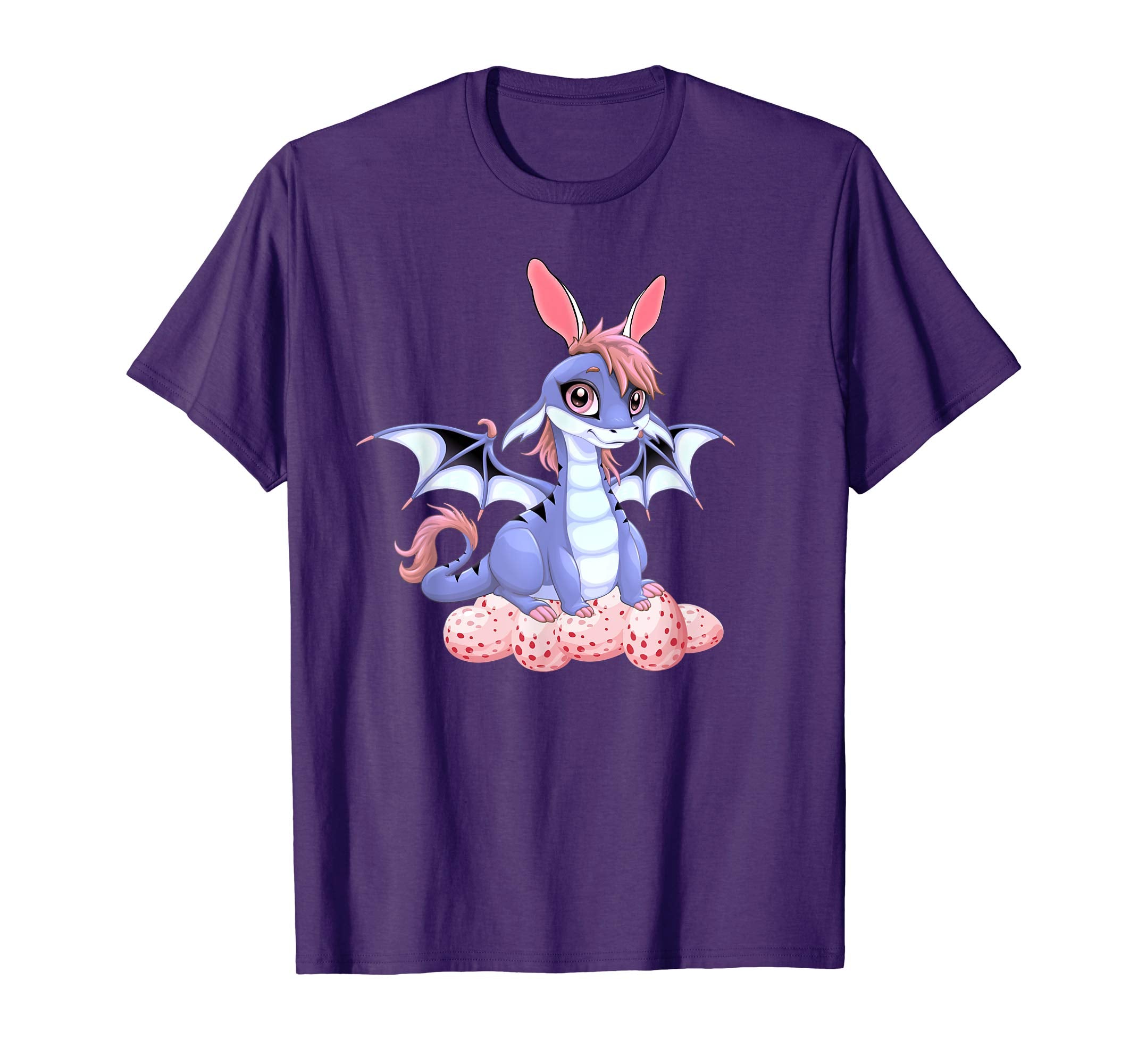Cute Anime Dragon Bunny Easter Shirt Toddler Girl Boy Women