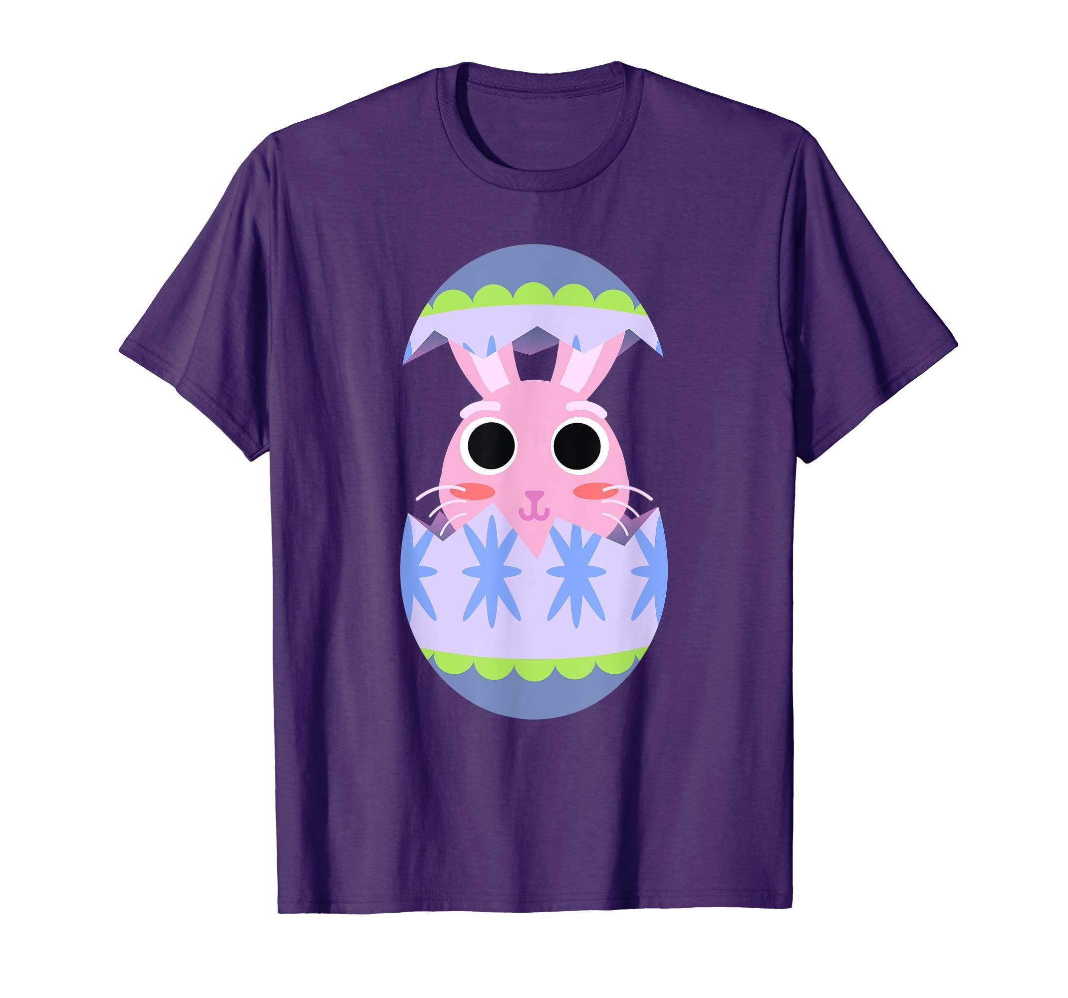 Cute Bunny out of Egg Easter Sunday Tee Happy Easter Tshirt
