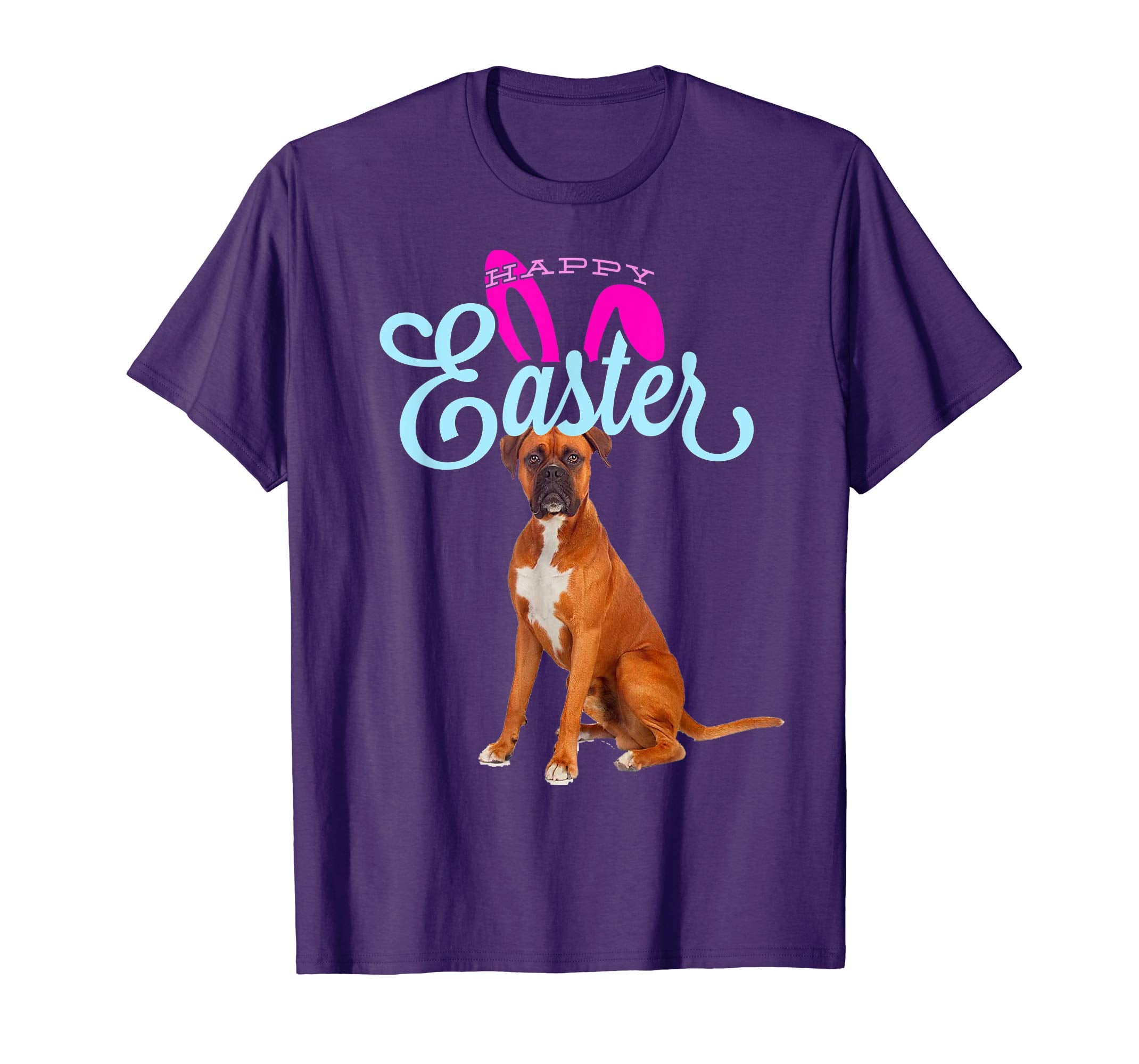 Easter Bunny Boxer Tshirt Dog Men Women Gift Easter Day