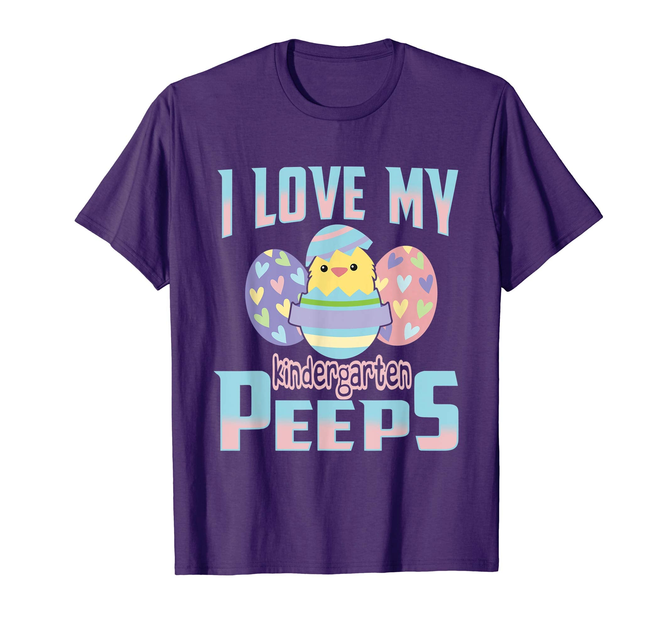 I Love My Kindergarten Peeps Teacher Easter Day T Shirt Gift