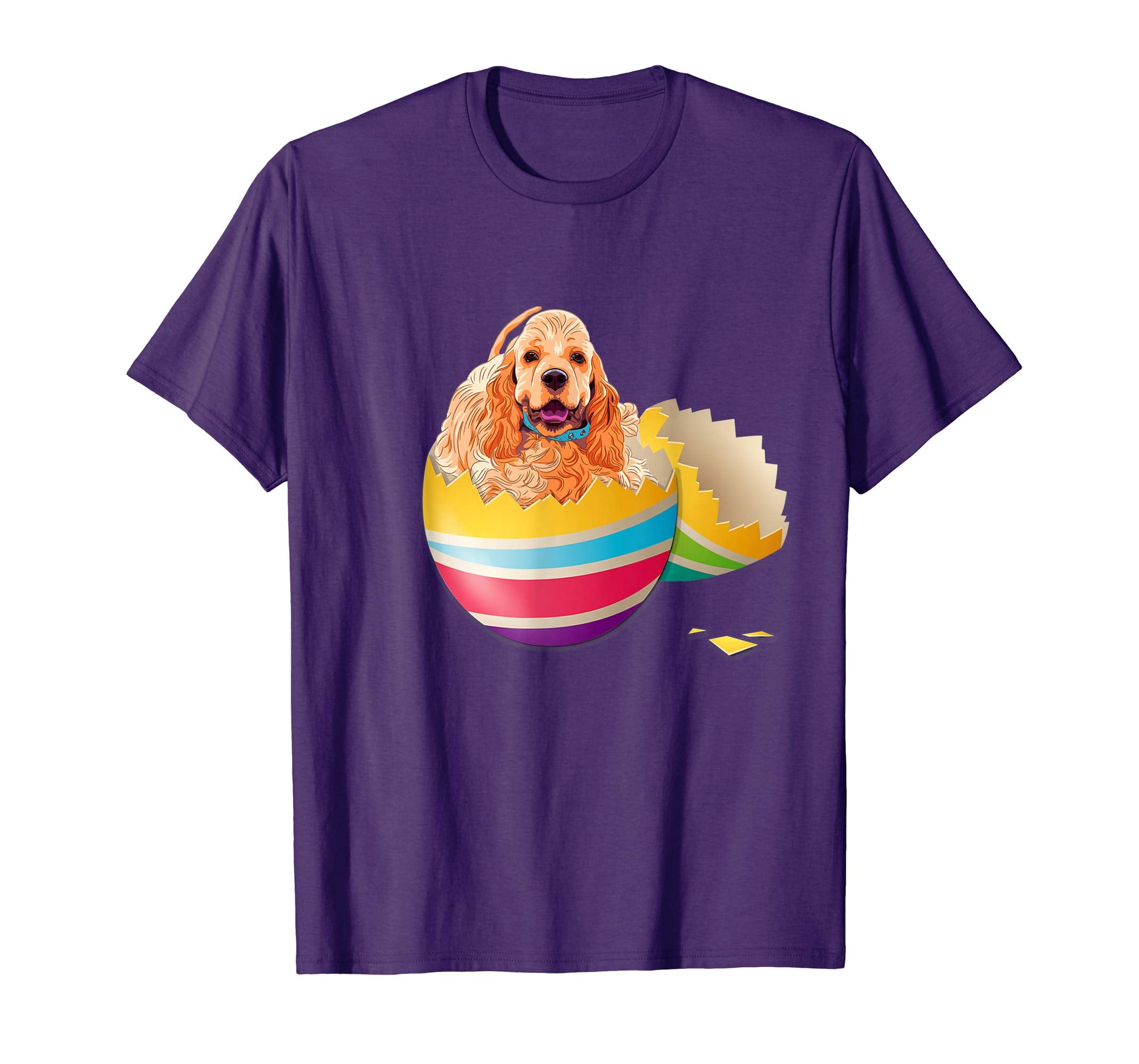 Cocker Spaniel Hatching From Easter Egg Easter Day Shirt