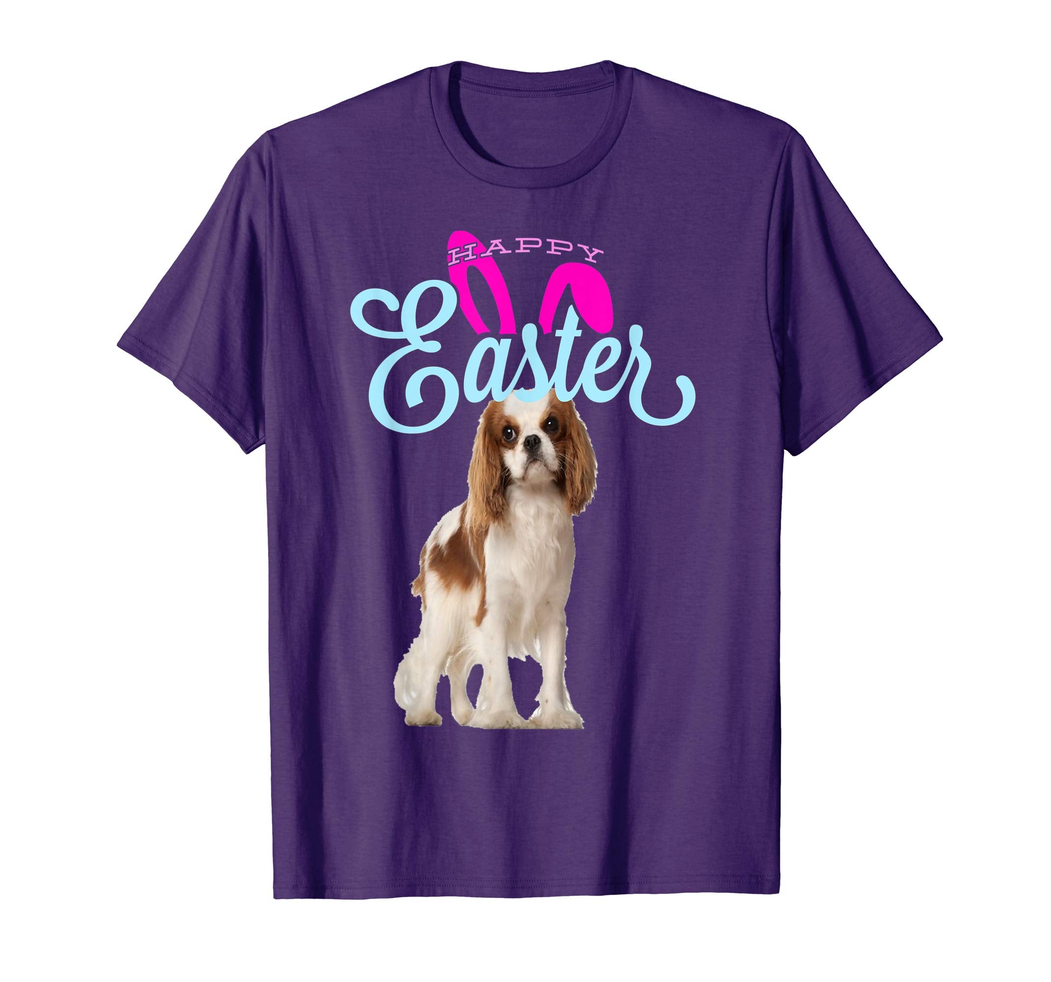 Easter Bunny Cavalier King Charles Tshirt Dog Men Women Gift