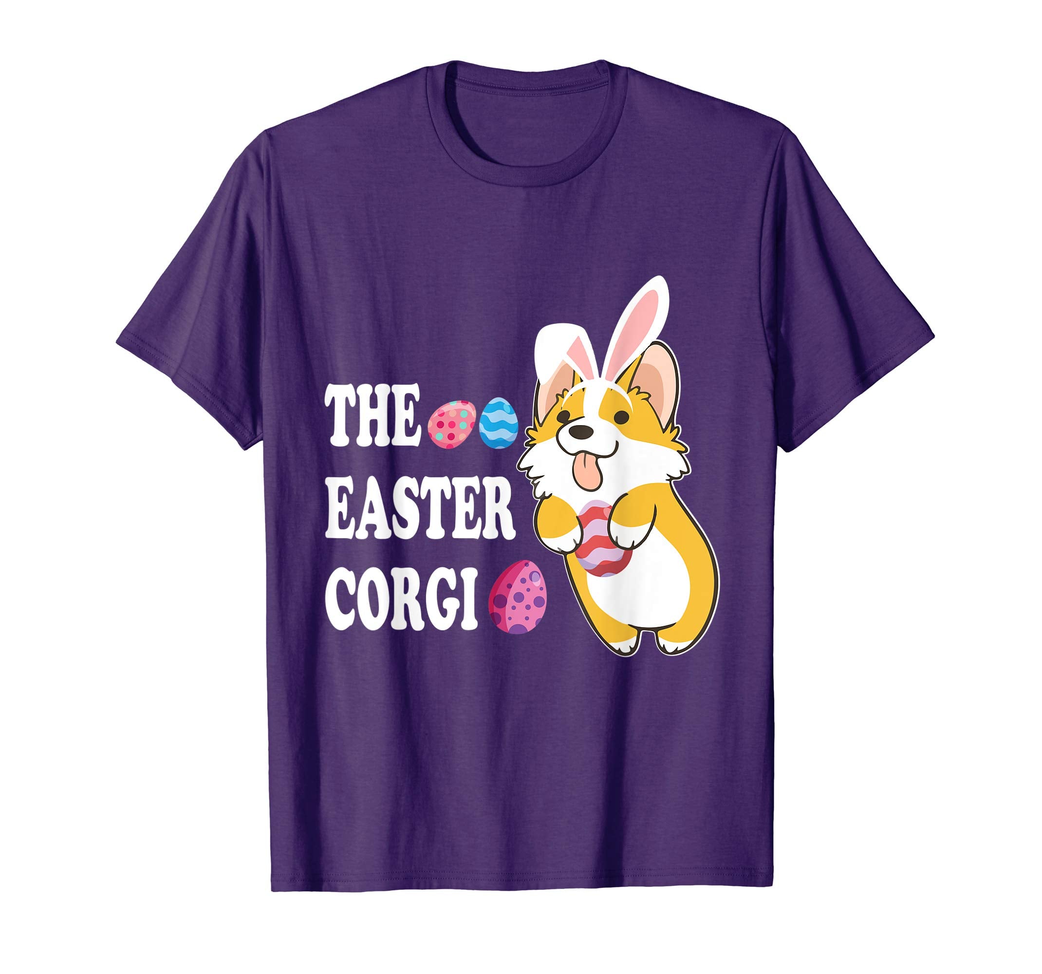 Corgi Bunny Playing Easter Egg Shirt The Easter Corgi Dog