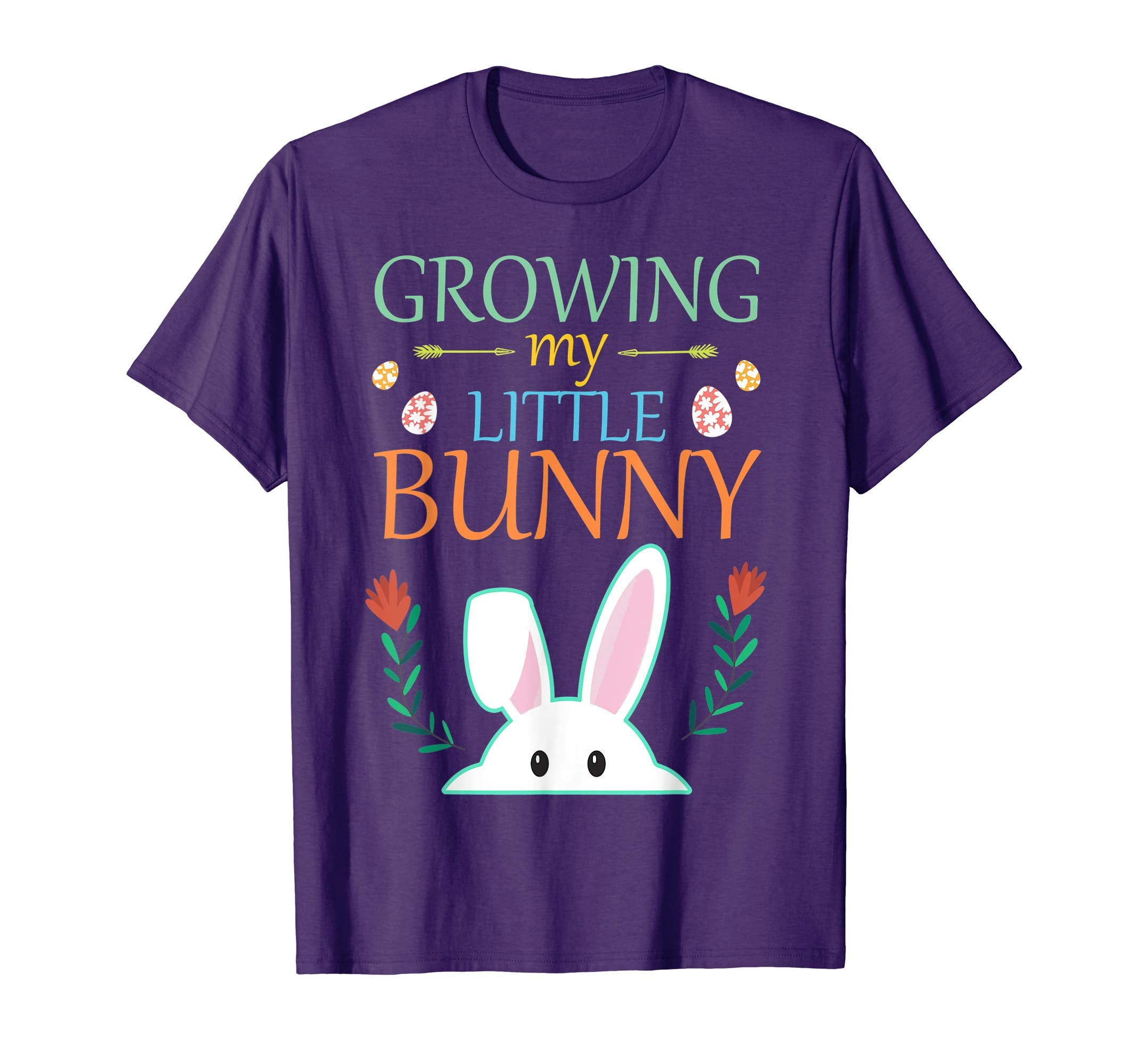 Growing My Little Bunny T-shirt Pregnancy Reveal Easter Gift