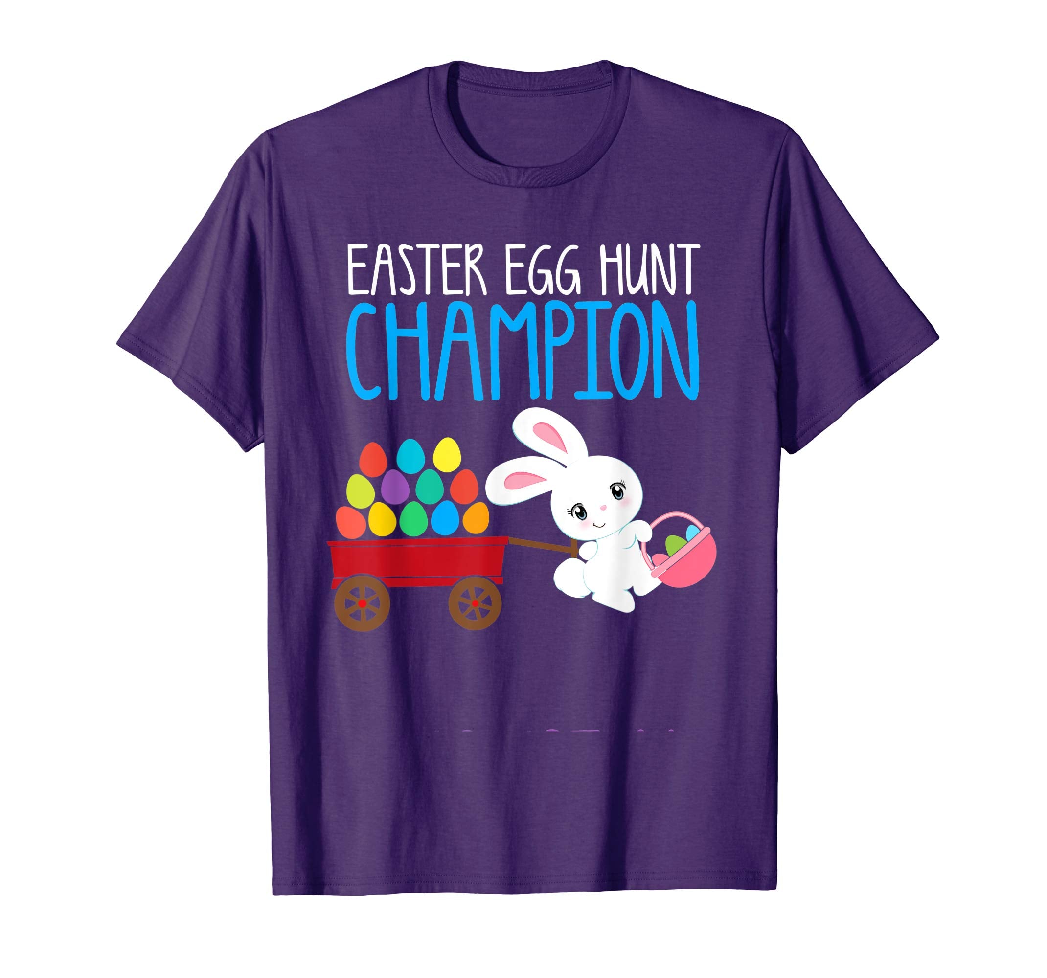 Easter Bunny Shirt Girl Kid Toddler EASTER EGG HUNT CHAMPION