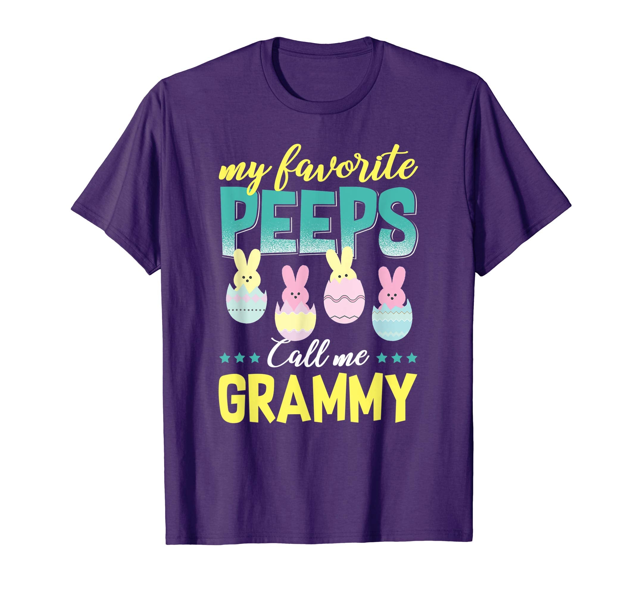 My Favorite Peeps Call Me Grammy T-Shirt Easter Gift Shirt