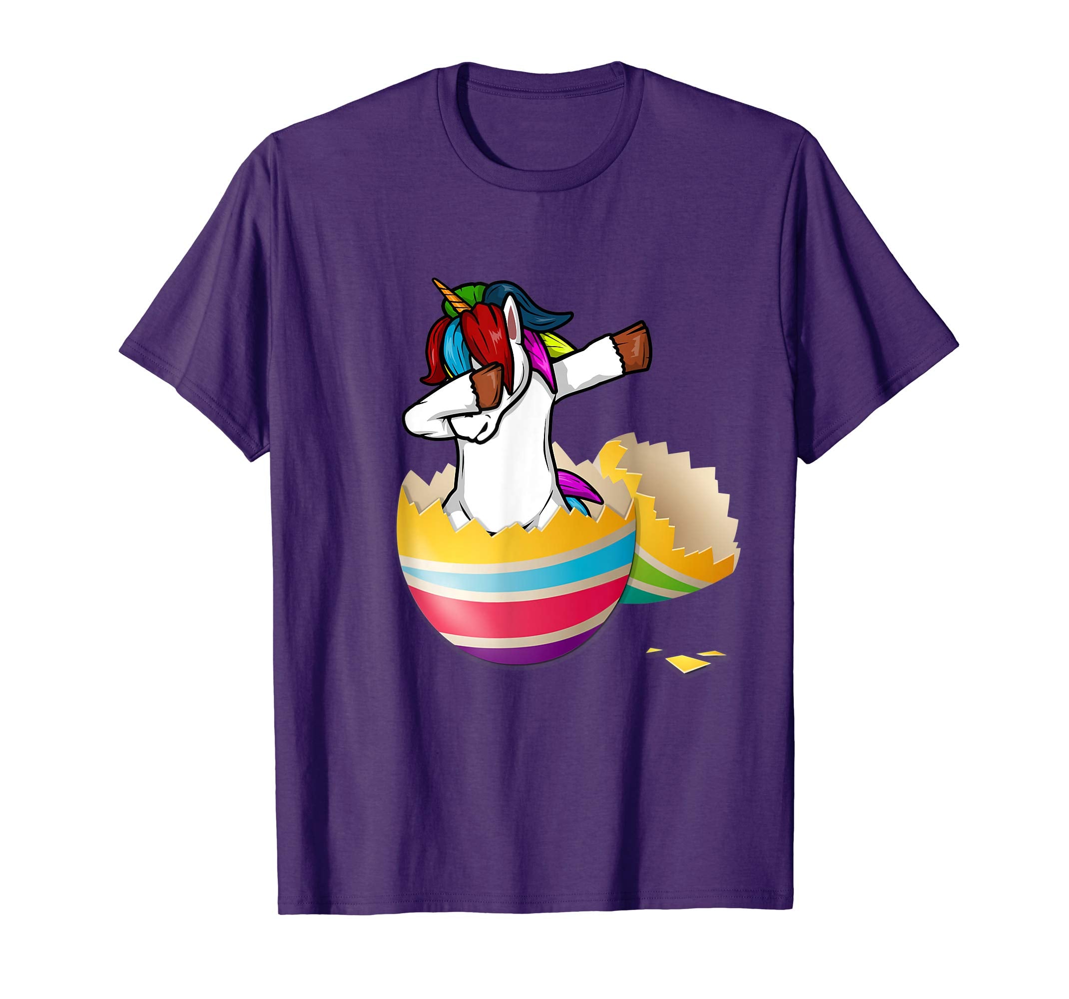 Unicorn Dabbing Easter Eggs Easter Day Shirt