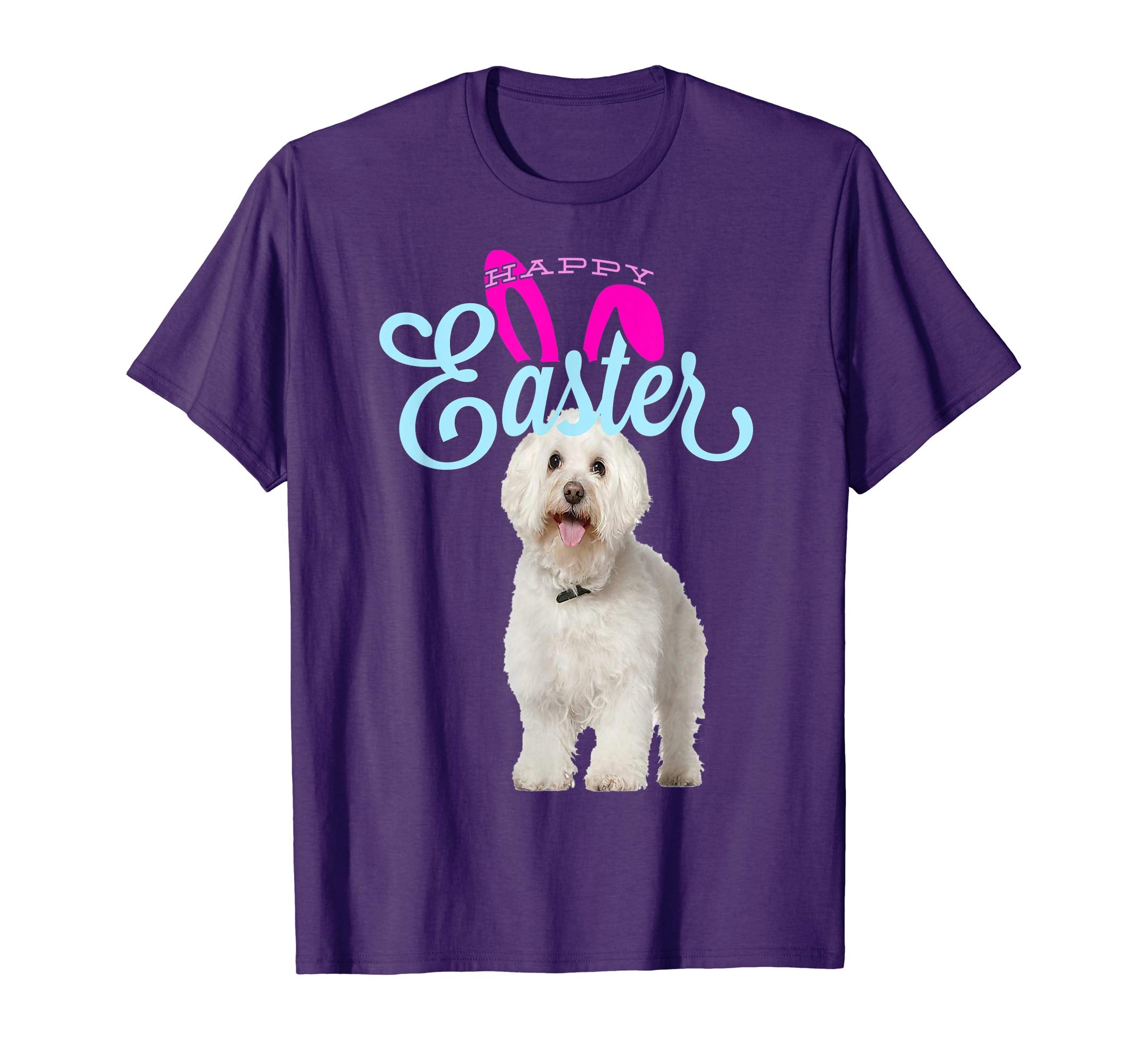 Easter Bunny Bichon Frise Tshirt Dog Men Women Gift
