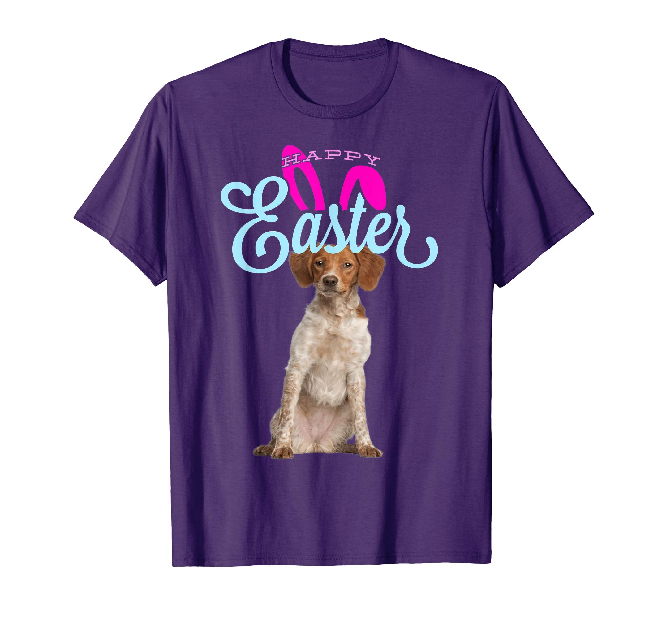 Easter Bunny Brittany Spaniel Tshirt Dog Men Women Gift