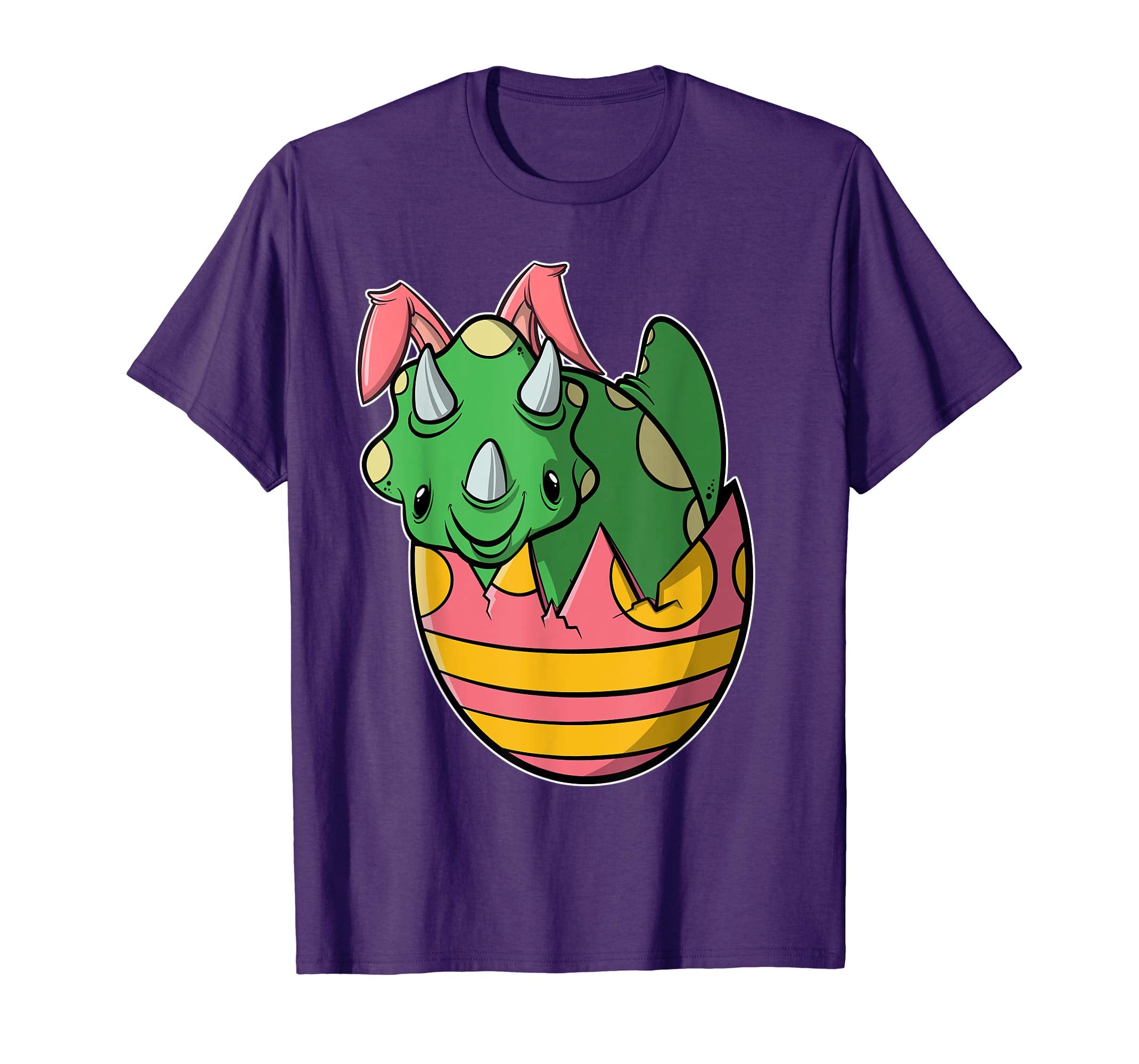 Dinosaur Bunny Easter T Shirt for Boys, Girls, &amp; Adults