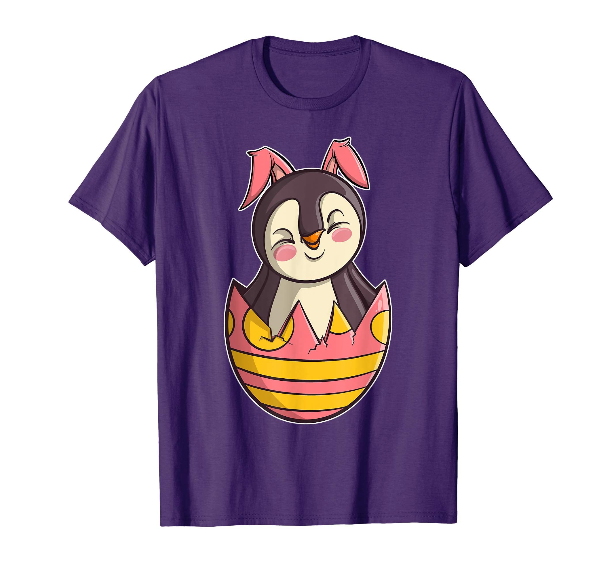 Penguin Bunny Easter T Shirt for Boys, Girls, &amp; Adults