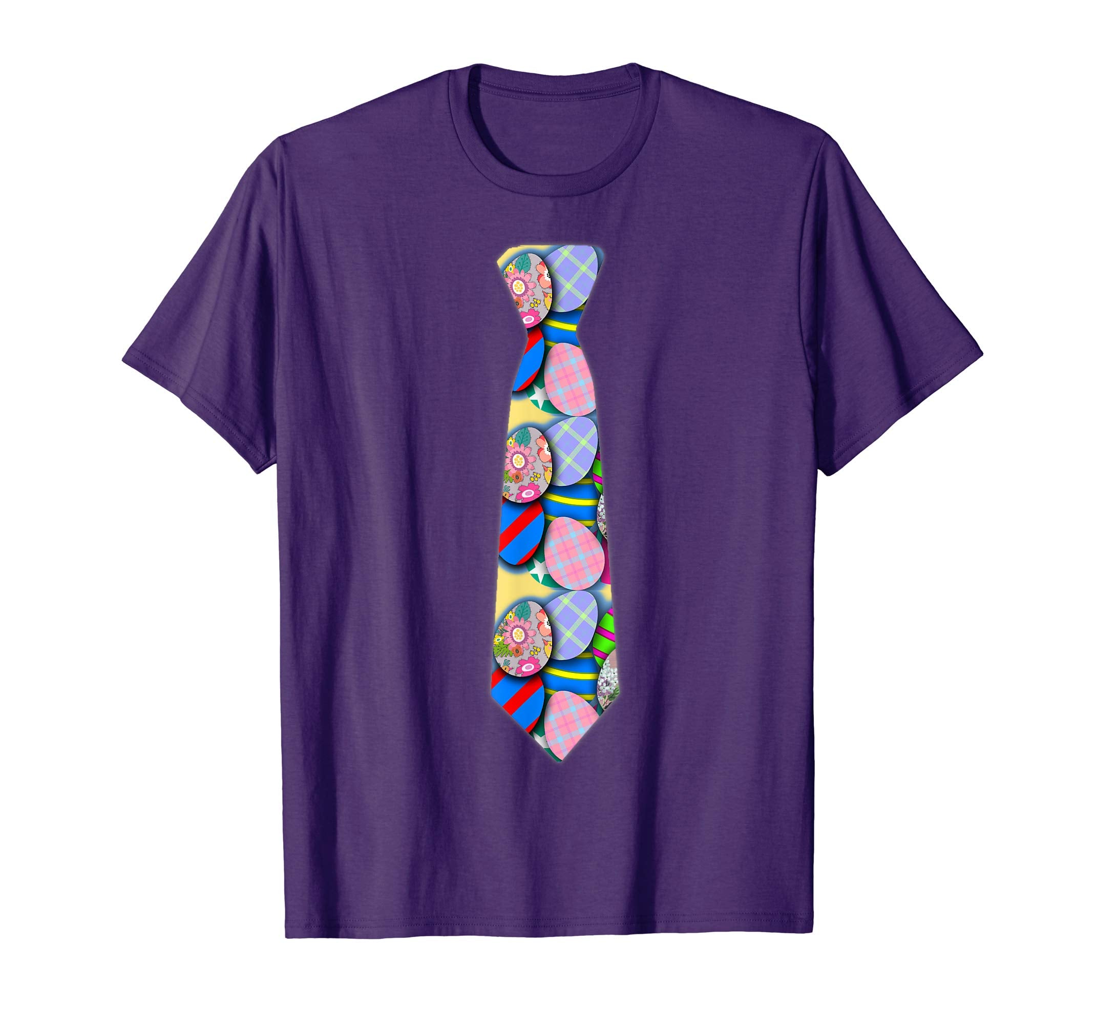 Easter Egg Tie Tshirt for Easter Sunday