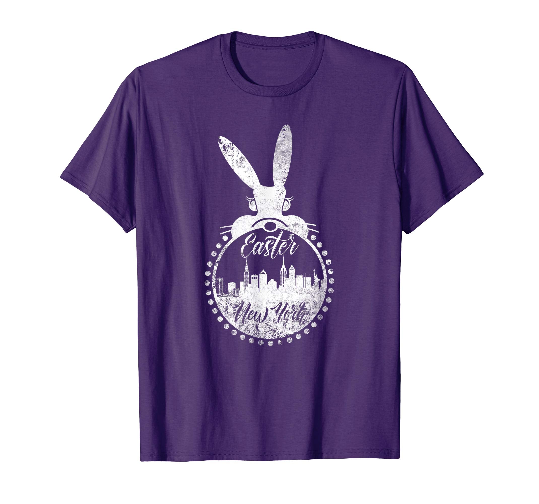 New York Skyline Happy Easter Rabbit T-shirt