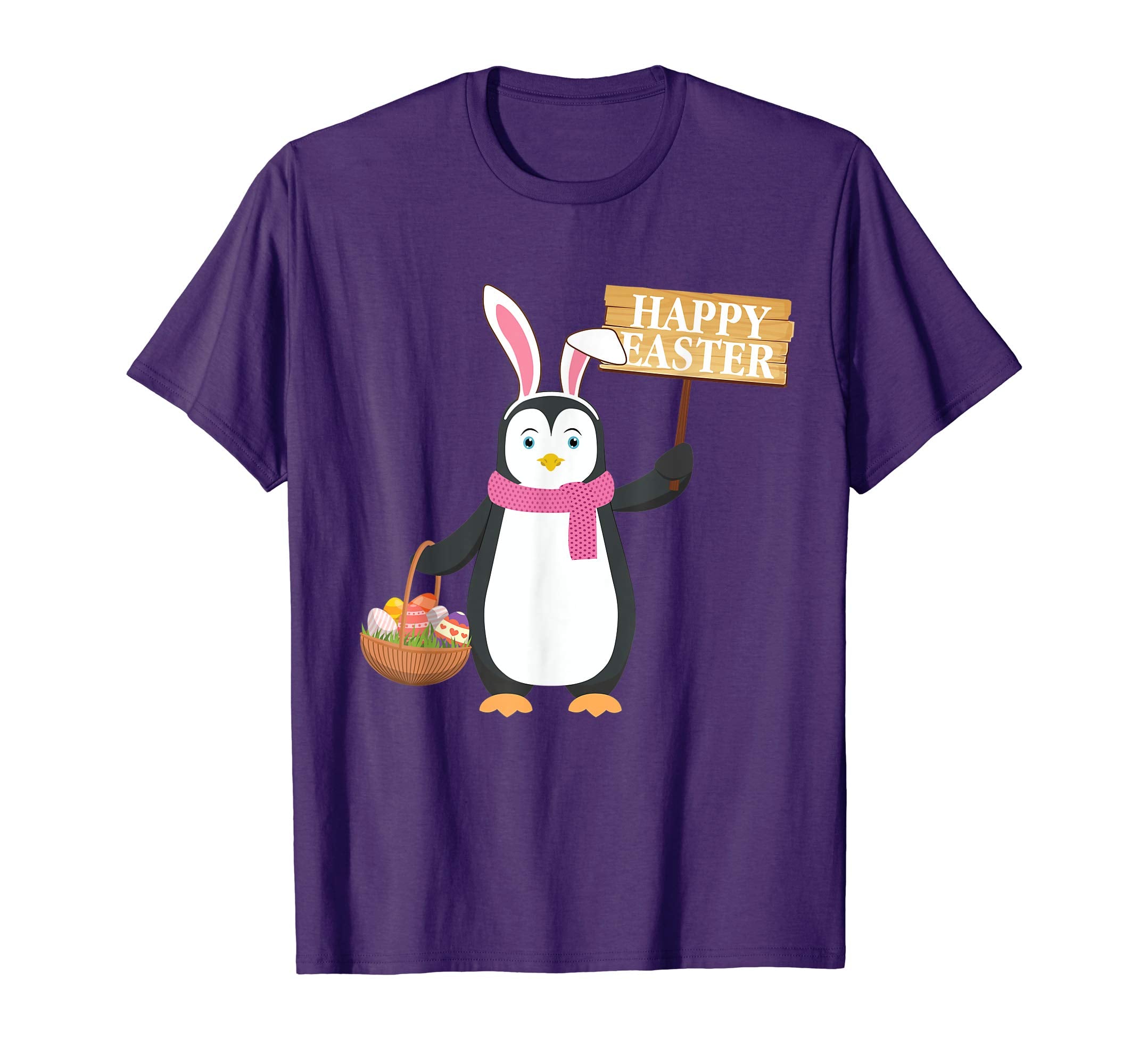 Easter Bunny Penguin Happy Easter T-Shirt Egg Hunting Lovely