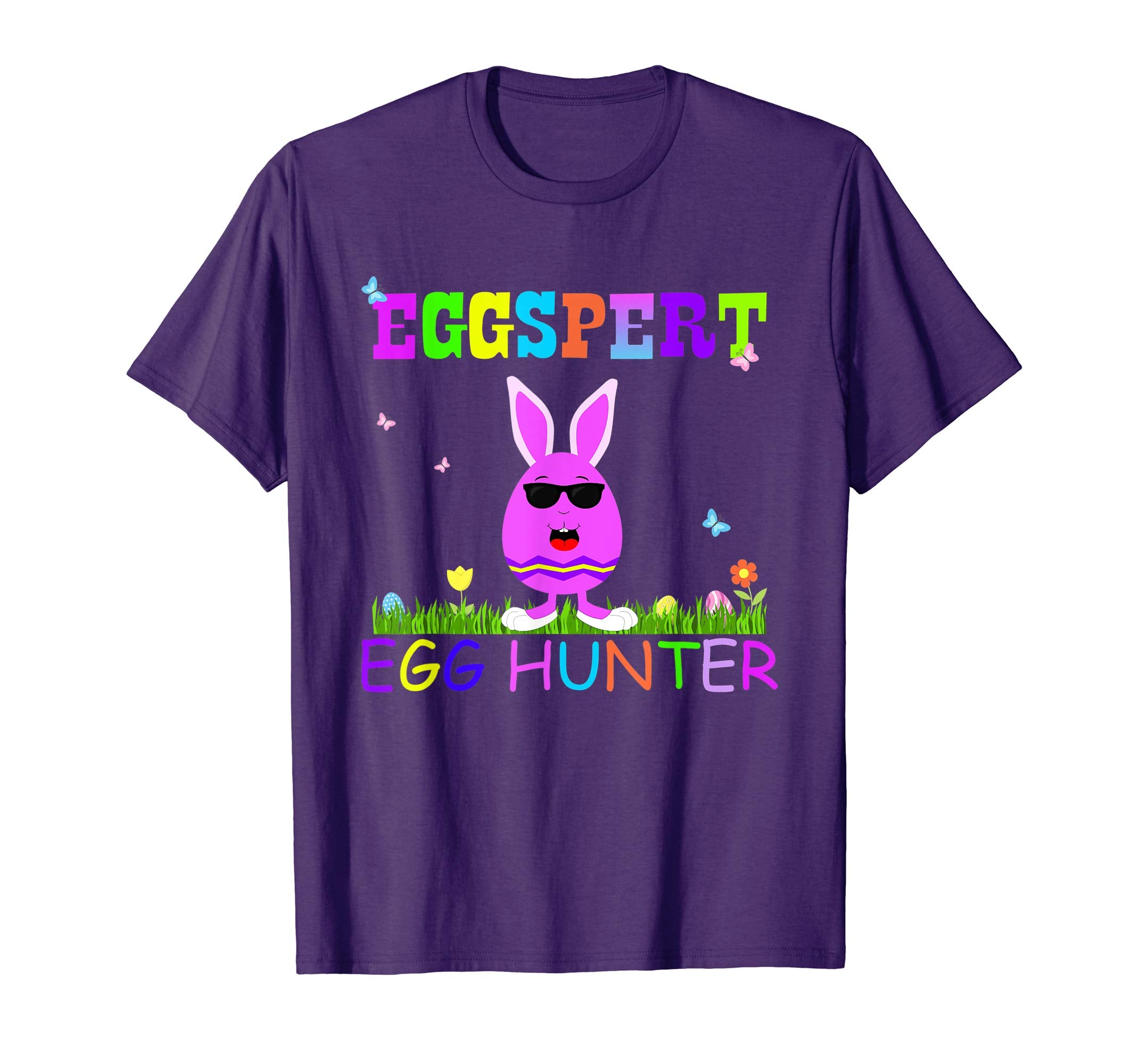 Easter Egg Hunt Eggspert Tshirt Kids Boys Girls Gift