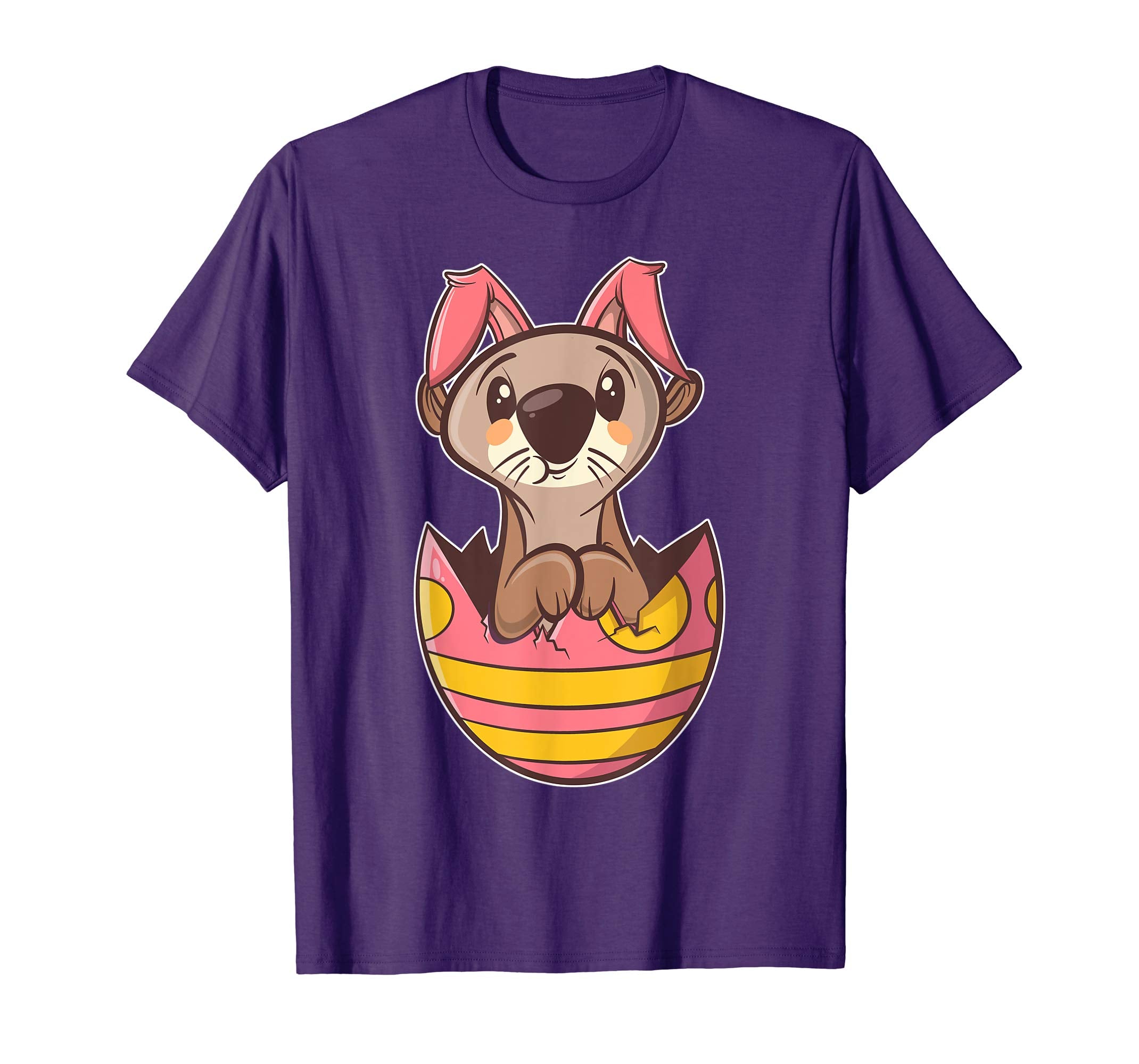 Otter Bunny Easter T Shirt for Boys, Girls, &amp; Adults