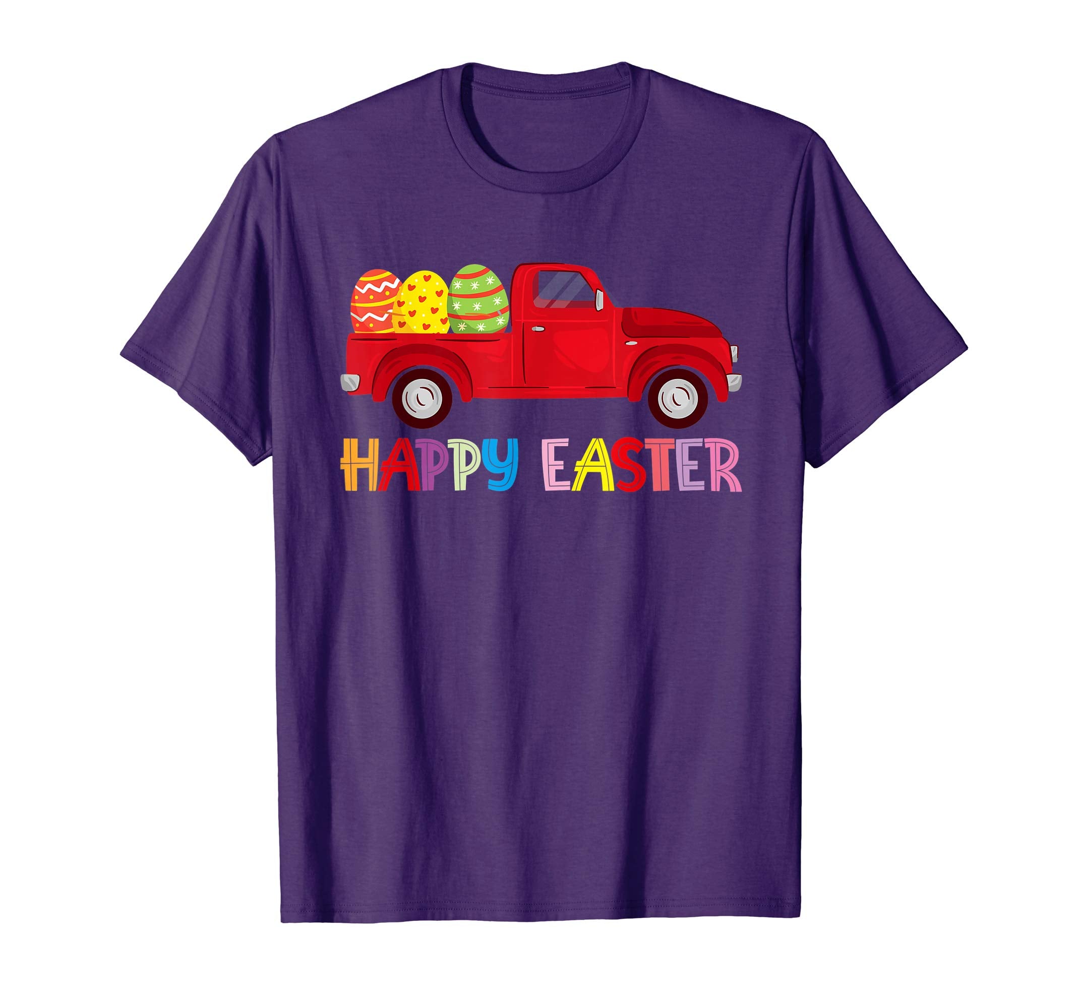 Happy Easter Truck Egg Hunt Is On Kids Boys Girls Shirt Gift
