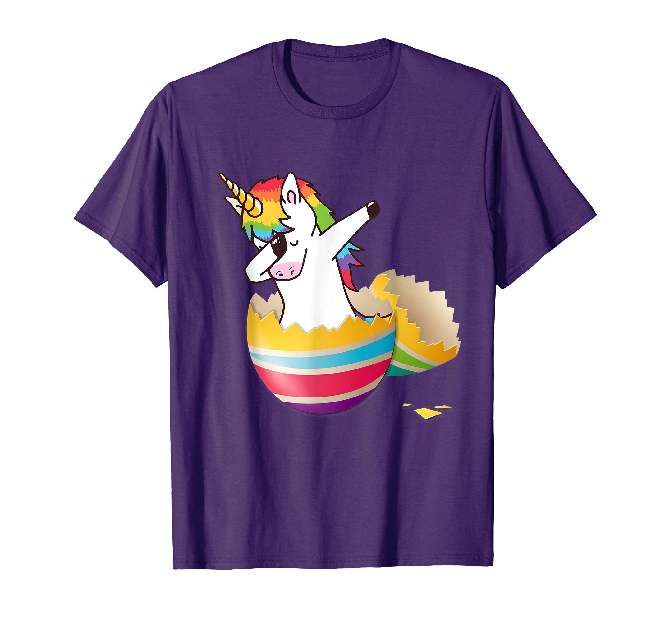 Unicorn Dabbing Easter Eggs Easter Day Shirt