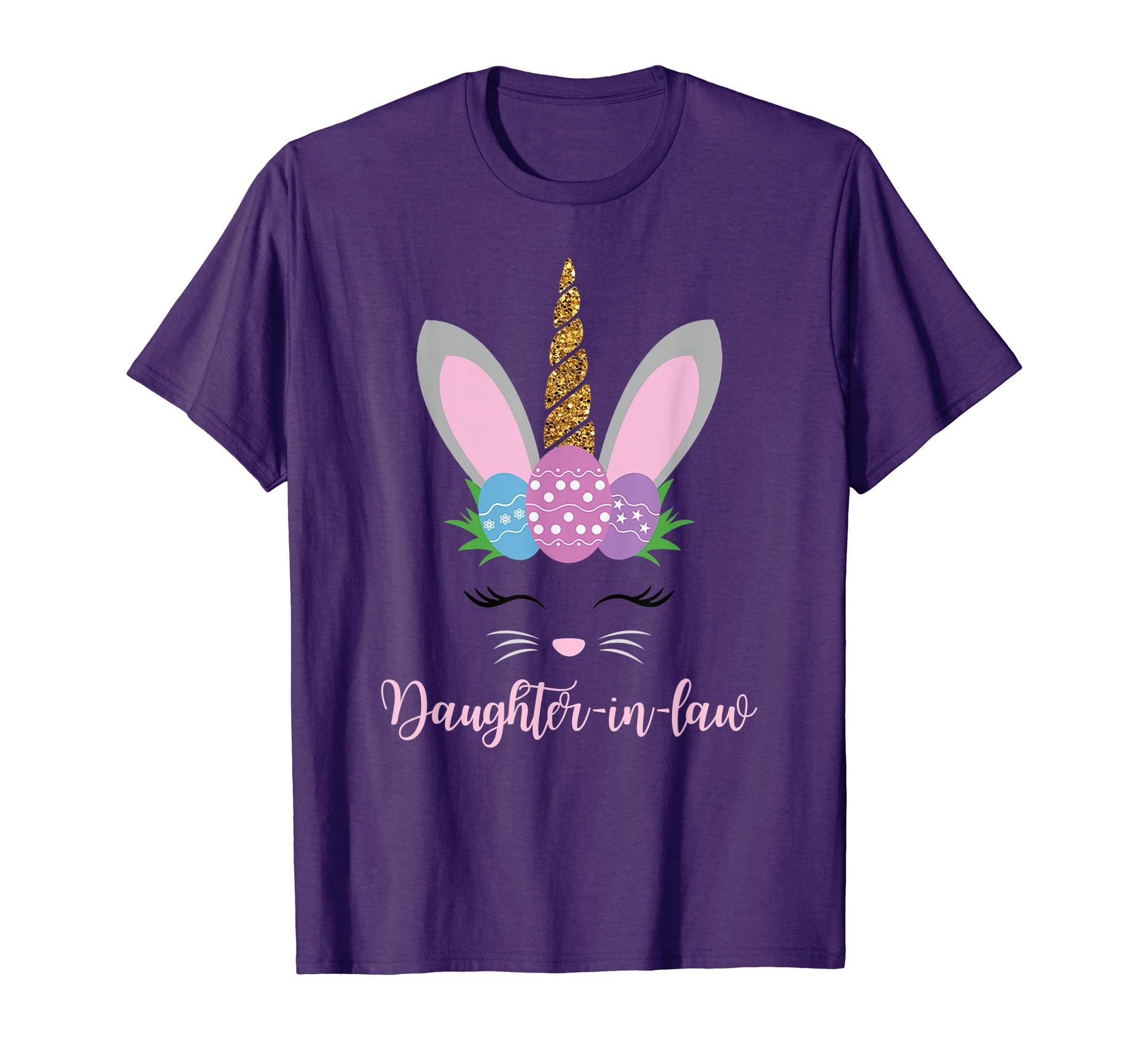 Daughter In Law Easter Bunny Unicorn Shirt Cute Bunnies Gift