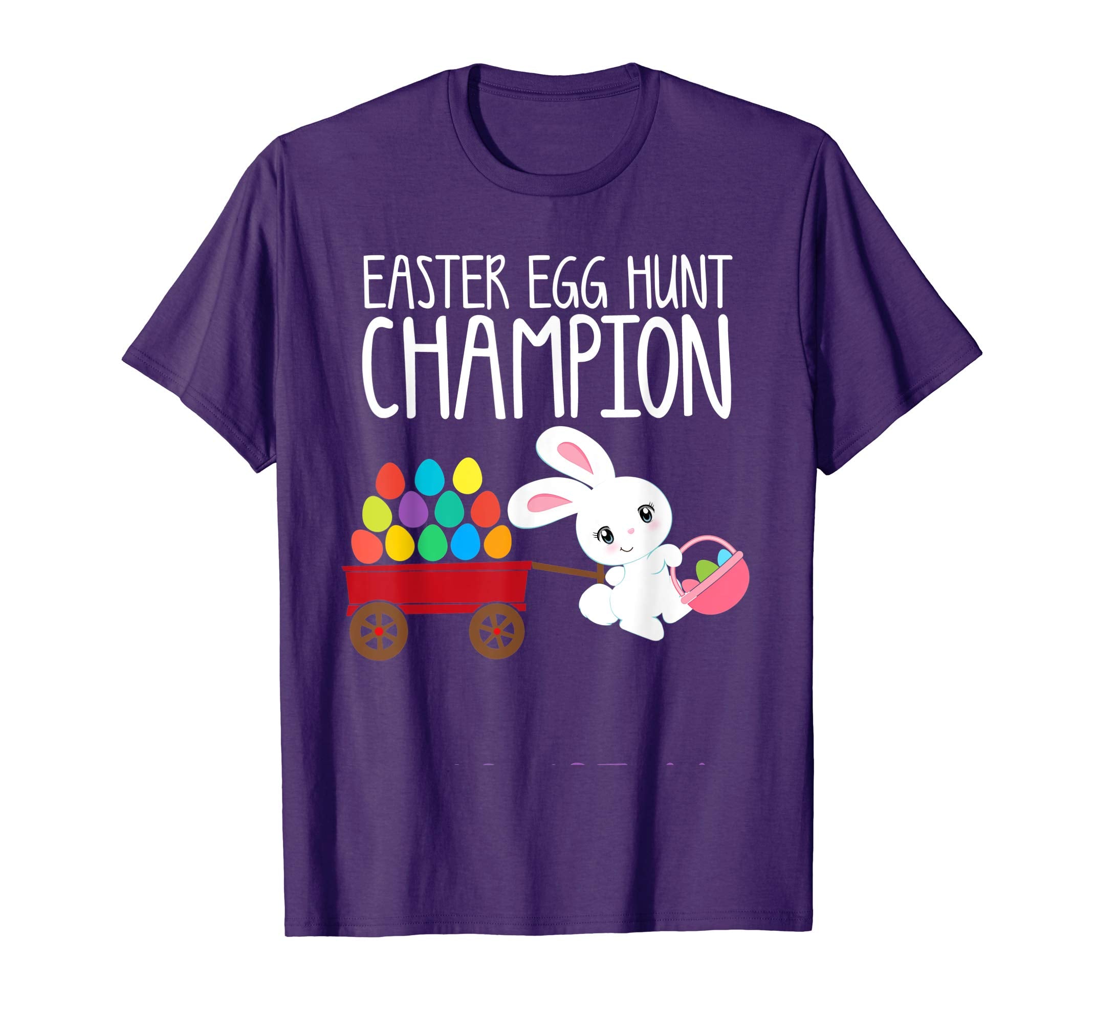 Easter Bunny Shirt Girl Kid Toddler EASTER EGG HUNT CHAMPION