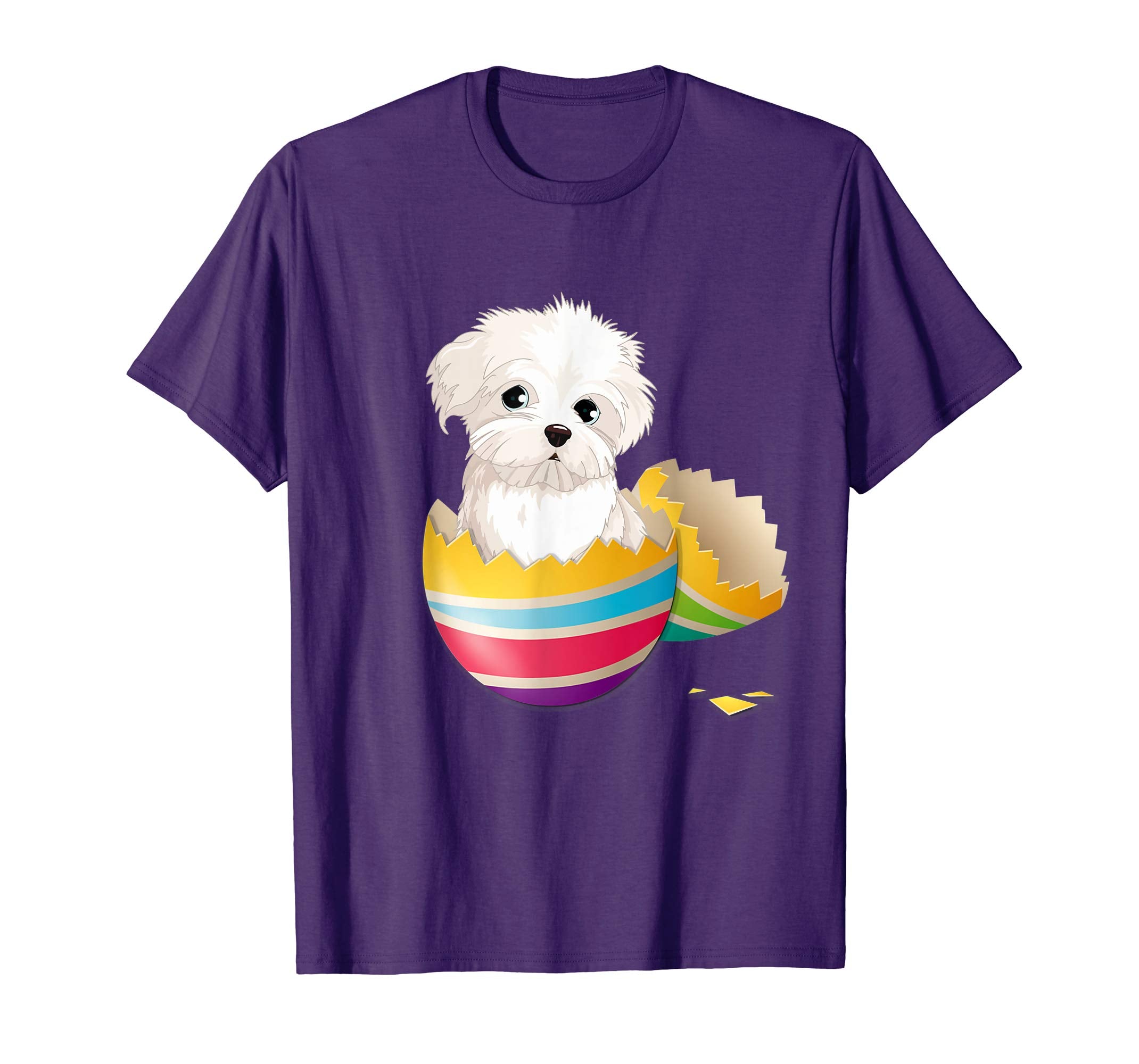 Maltese Hatching From Easter Egg Easter Day Shirt