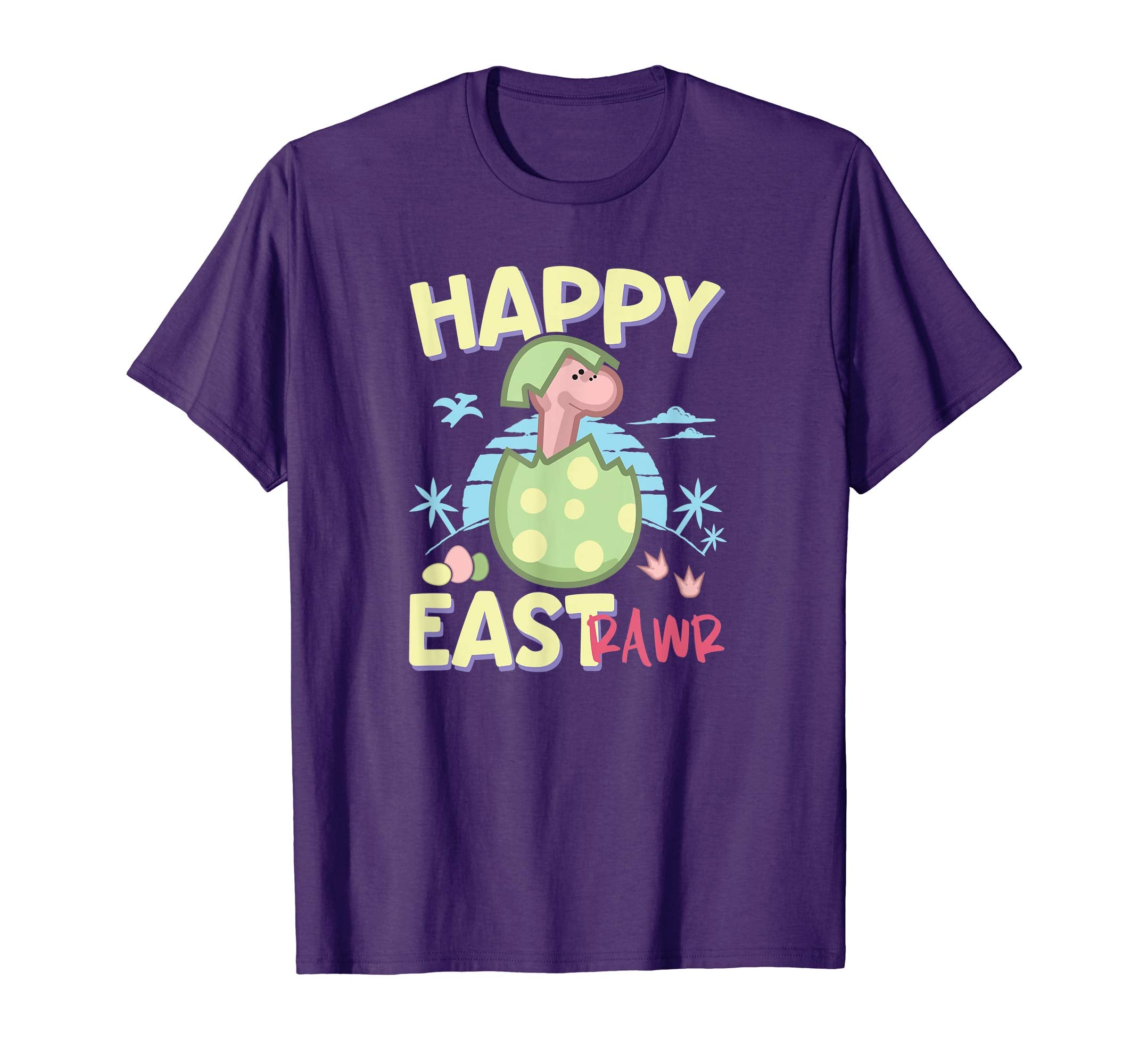 Happy Eastrawr Cute Easter Dinosaur In Egg T-Shirt for Kids