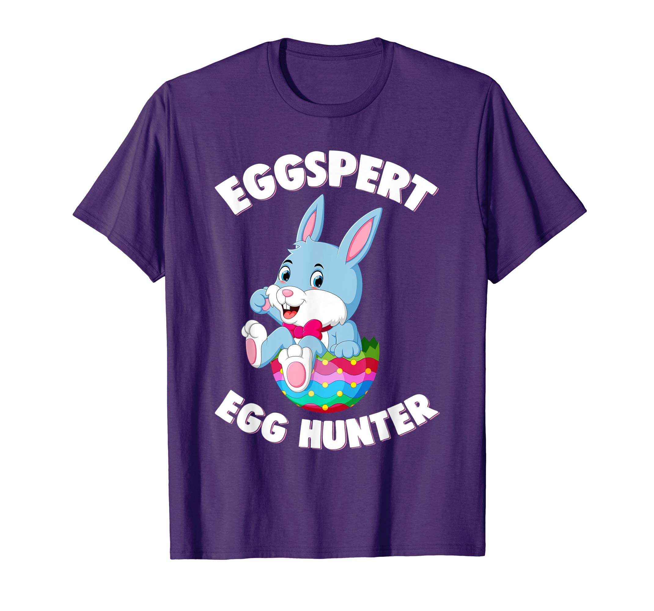 Eggspert Egg Hunter Happy Easter Kids Boys Girls T Shirt