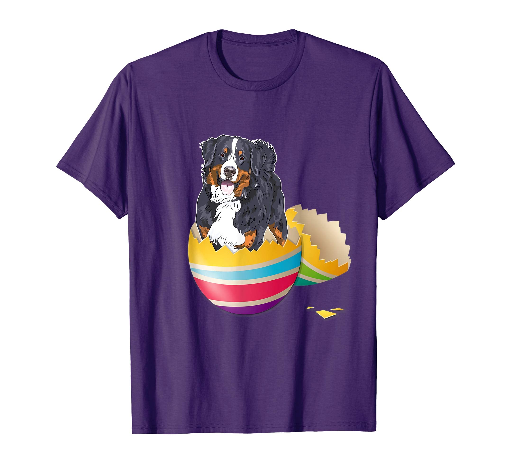 Bernese Mountain Hatching From Easter Egg Easter Day Shirt