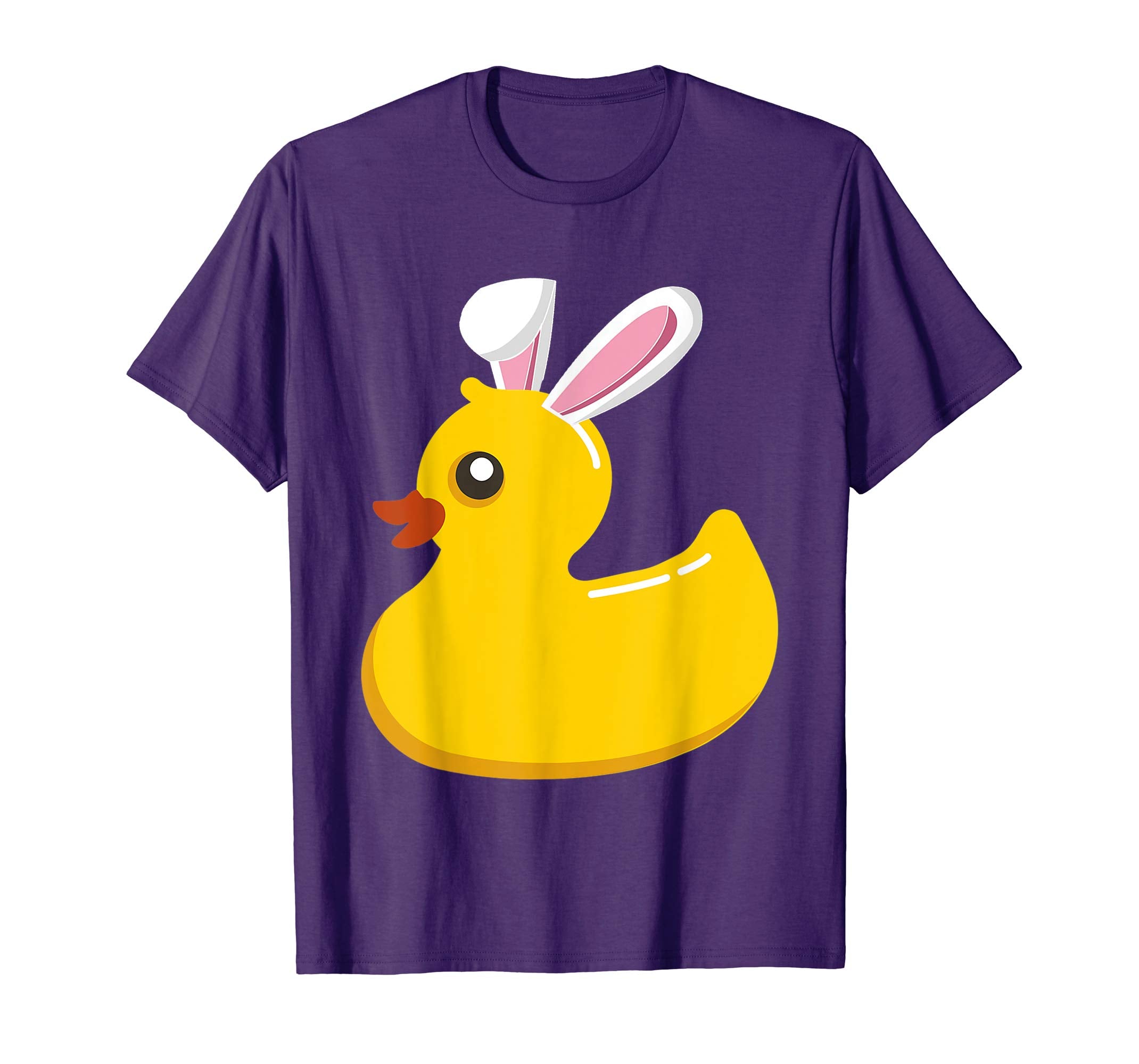 Rubber Duck With Easter Bunny Ears Funny Cute Pascha T-Shirt