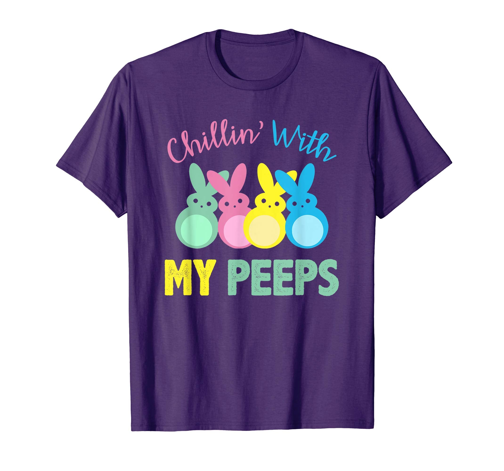Chillin With My Peeps TShirt Easter Bunny Candy Shirt