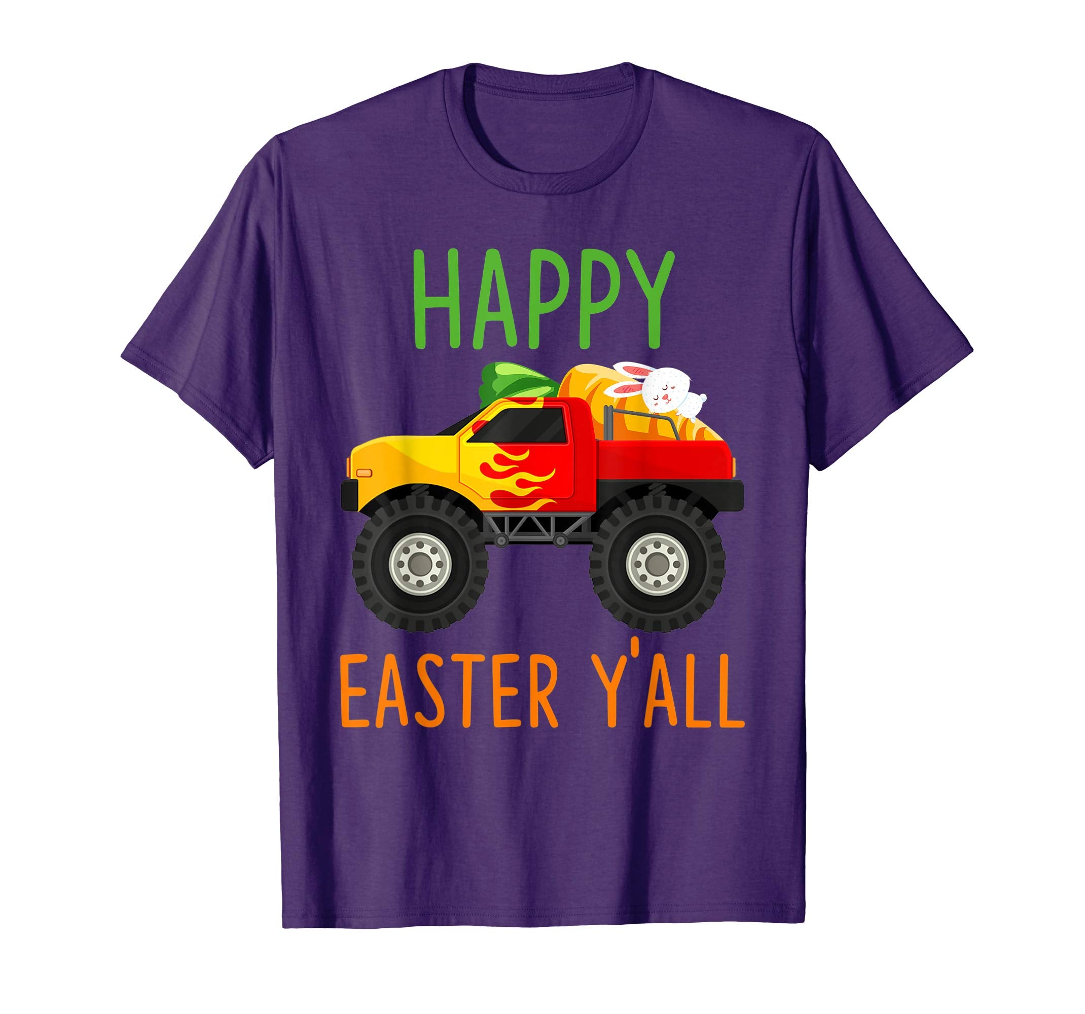 Monster-Truck Happy-Easter-Y'all T-shirt Hunting-Season-Egg