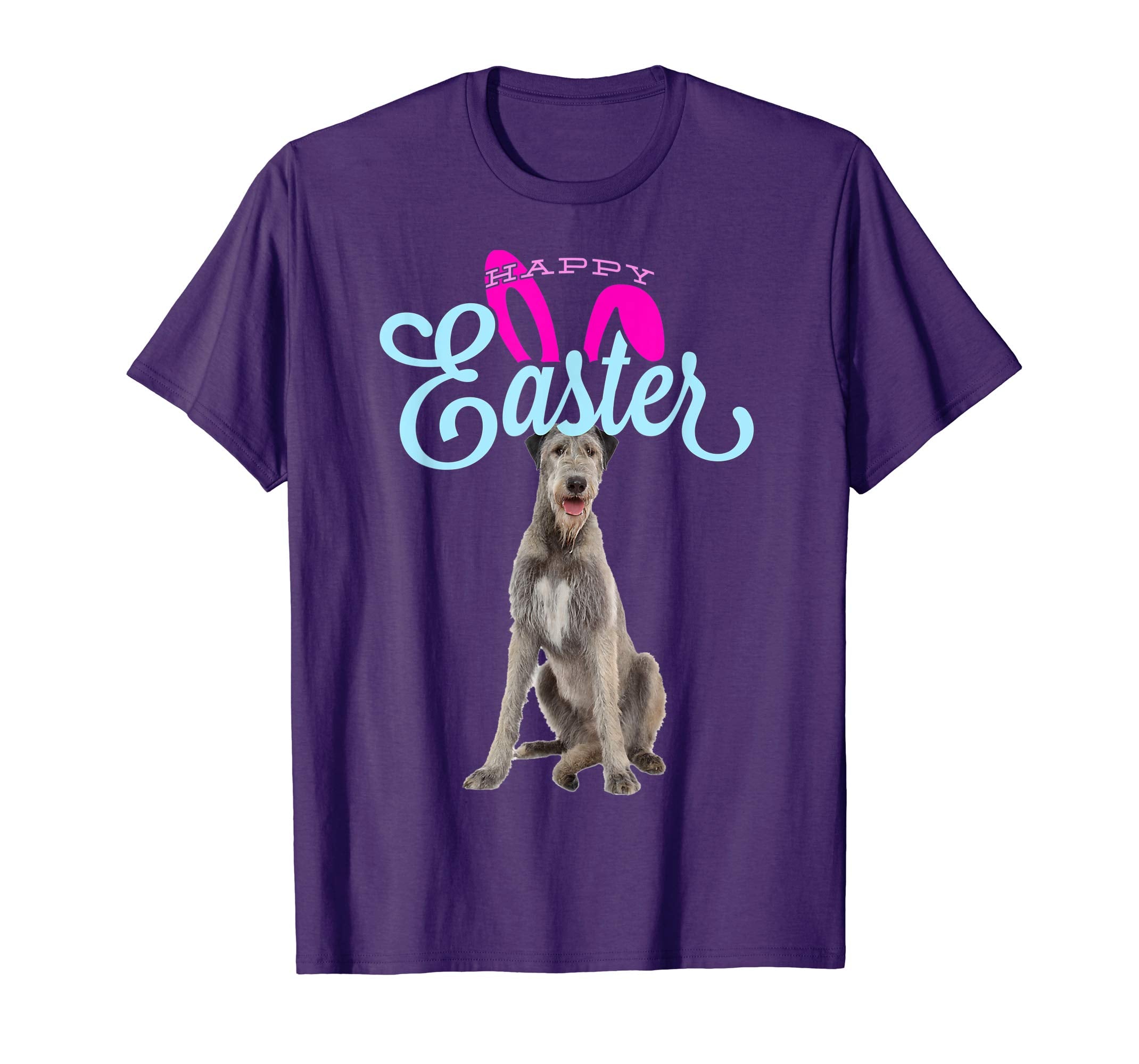 Easter Bunny Irish Wolfhound Tshirt Dog Men Women Gift