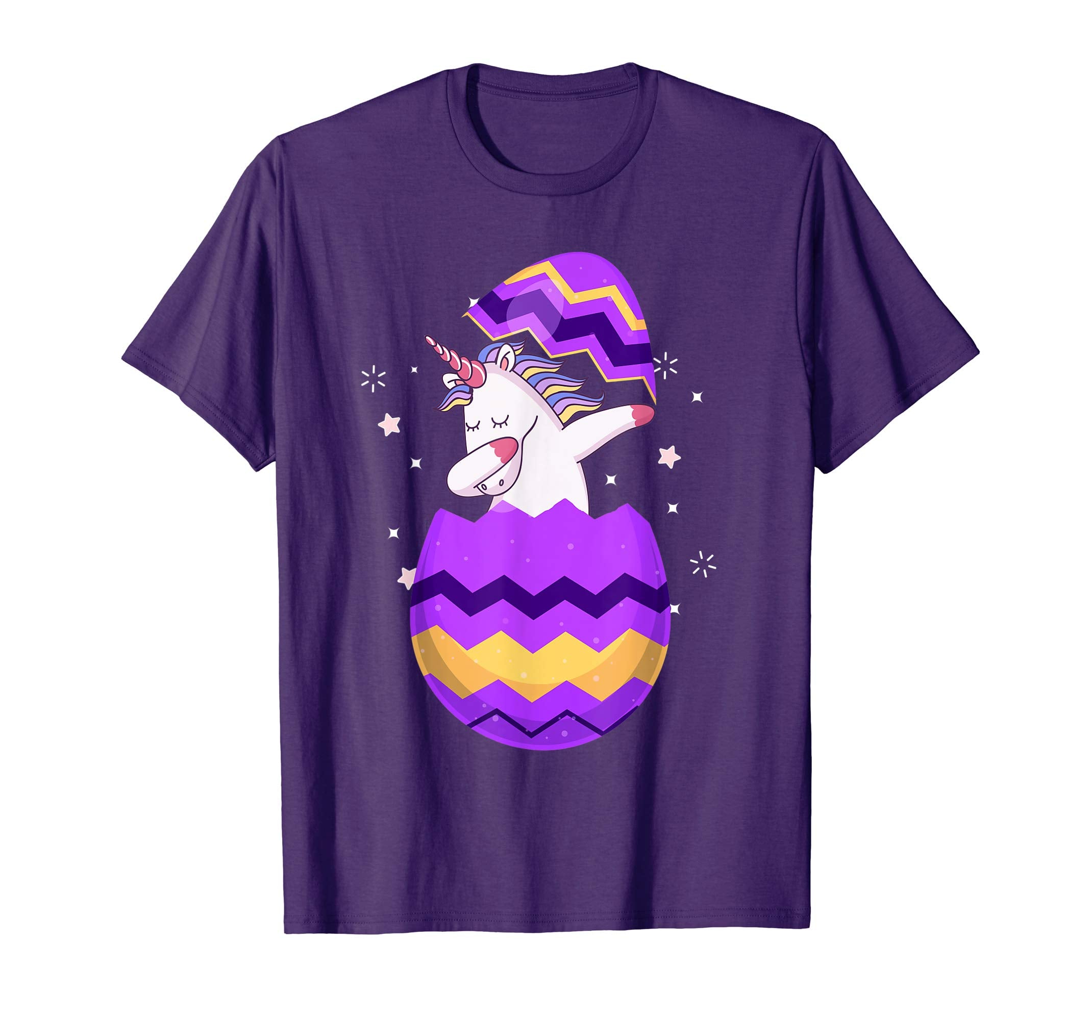 Dabing Egg Unicorn Easter Shirt for Girls &amp; Women