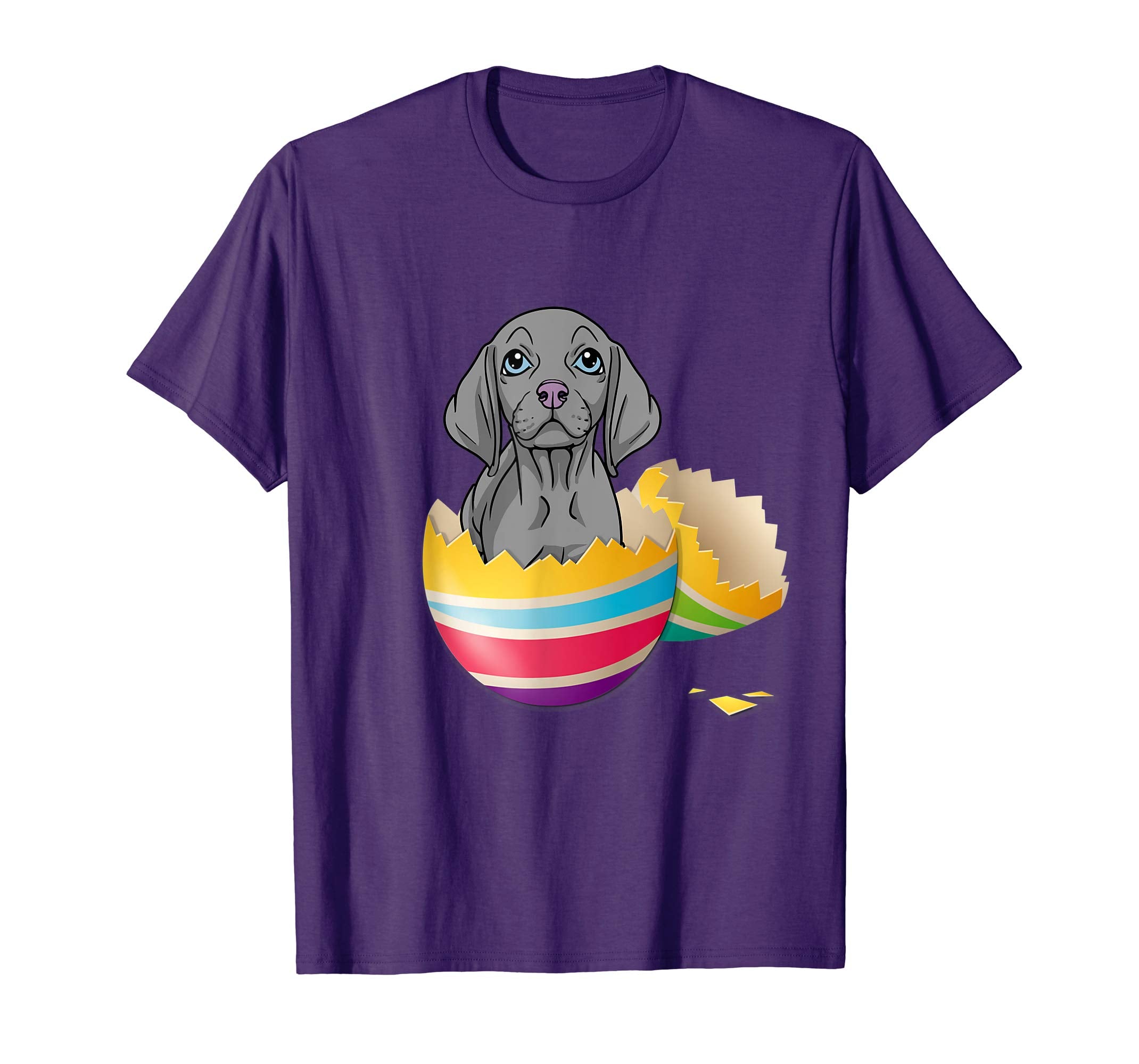 Weimaraner Hatching From Easter Egg Easter Day Shirt