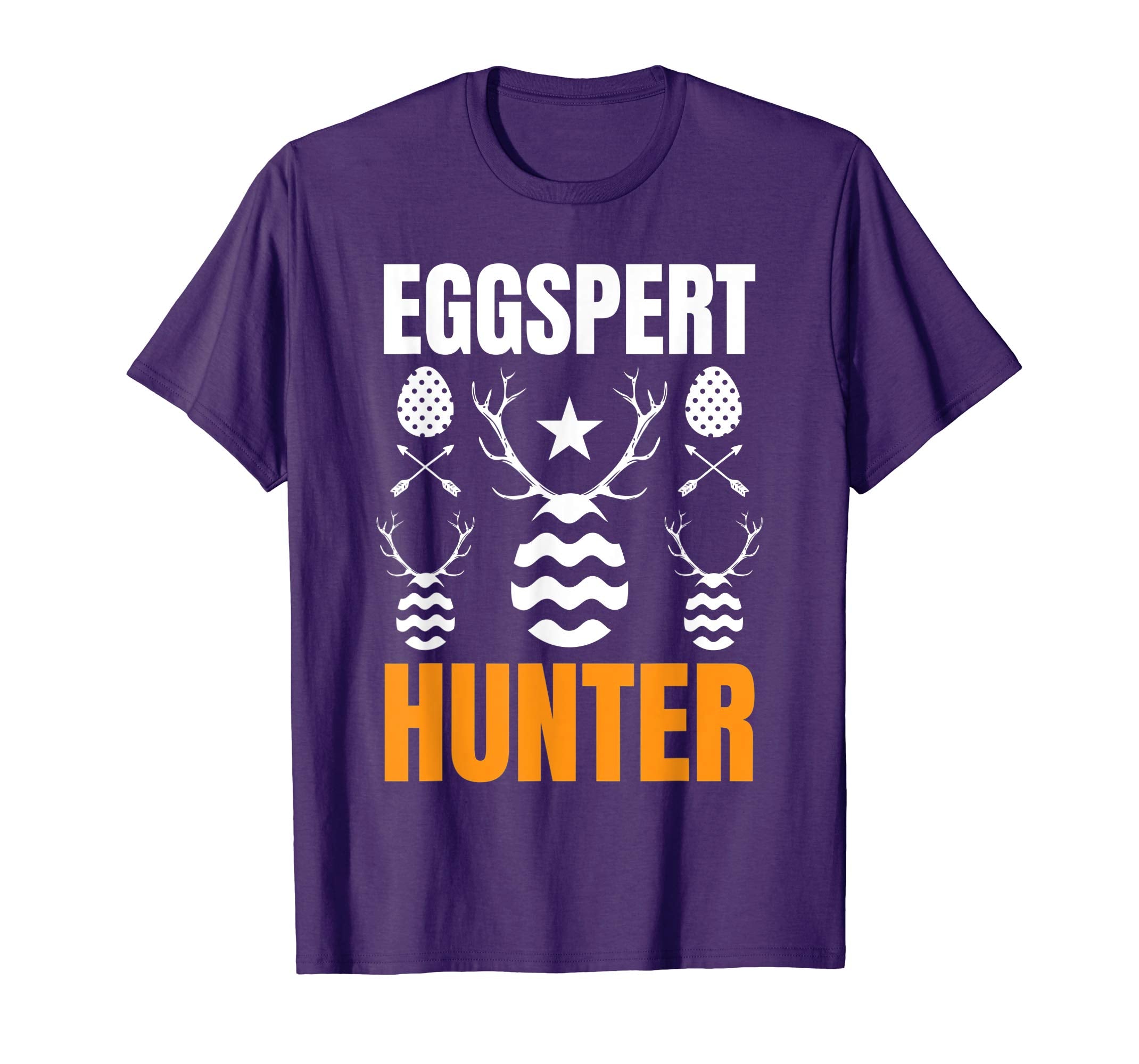 Funny Eggspert Hunter T-Shirt Easter Eggs Gift Tee