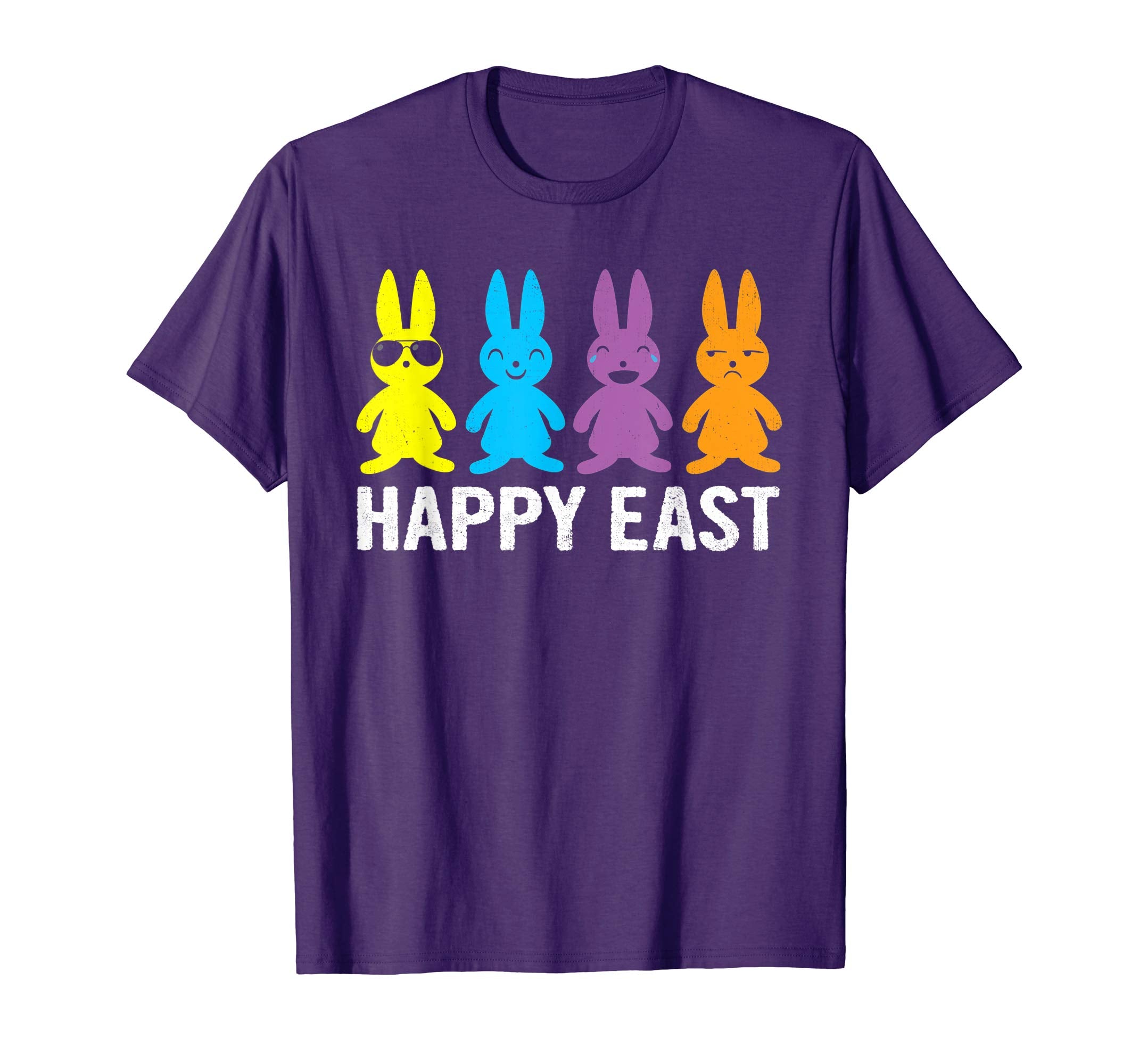 Easter T Shirt Happy Easter Bunny Eggs Tshirt Colorful Gift