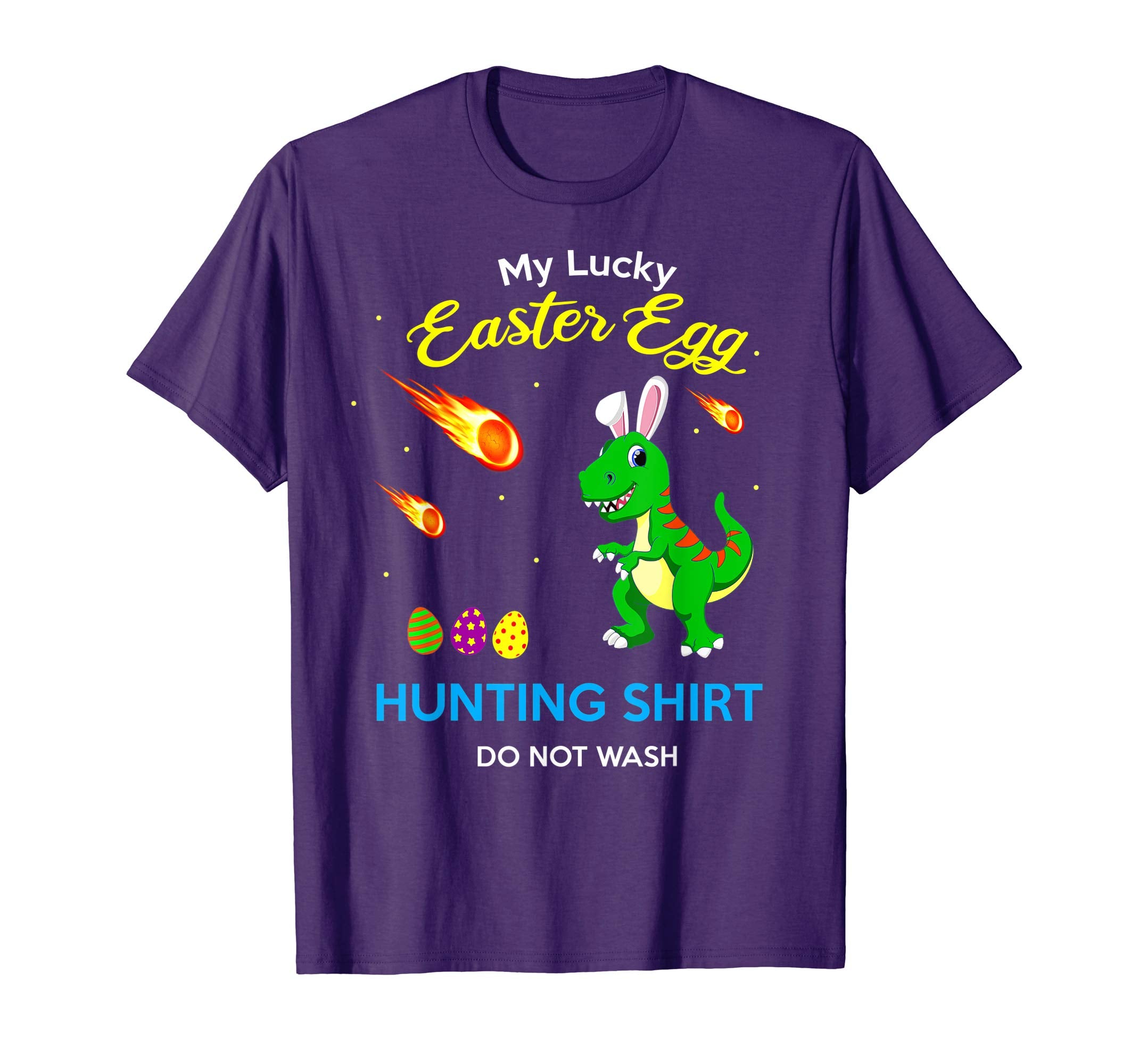 Cute Dinosaur My Lucky Easter Egg Hunting Shirt T-Shirt