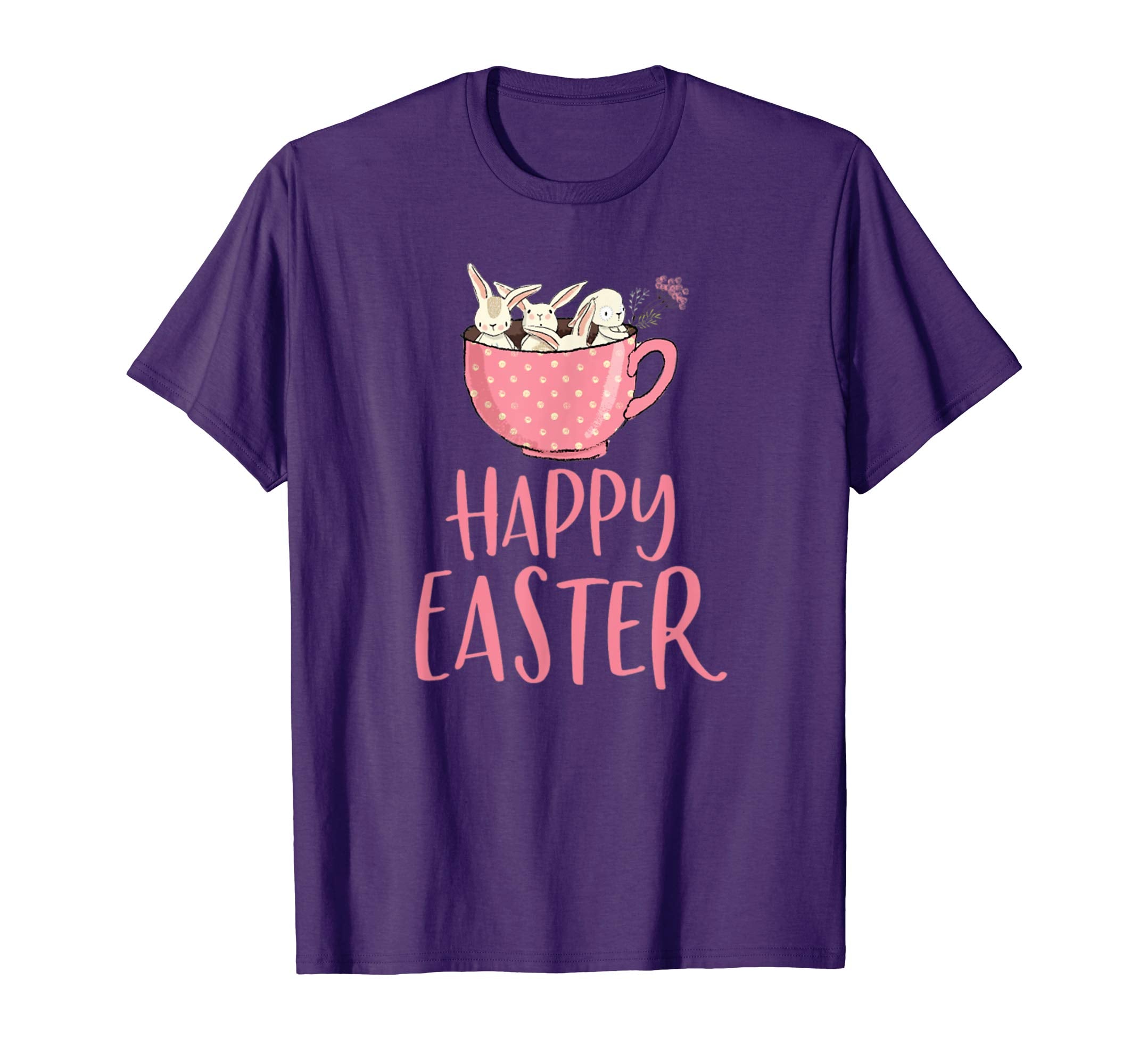 Tee-Happy Easter day Cute Bunnies t shirt