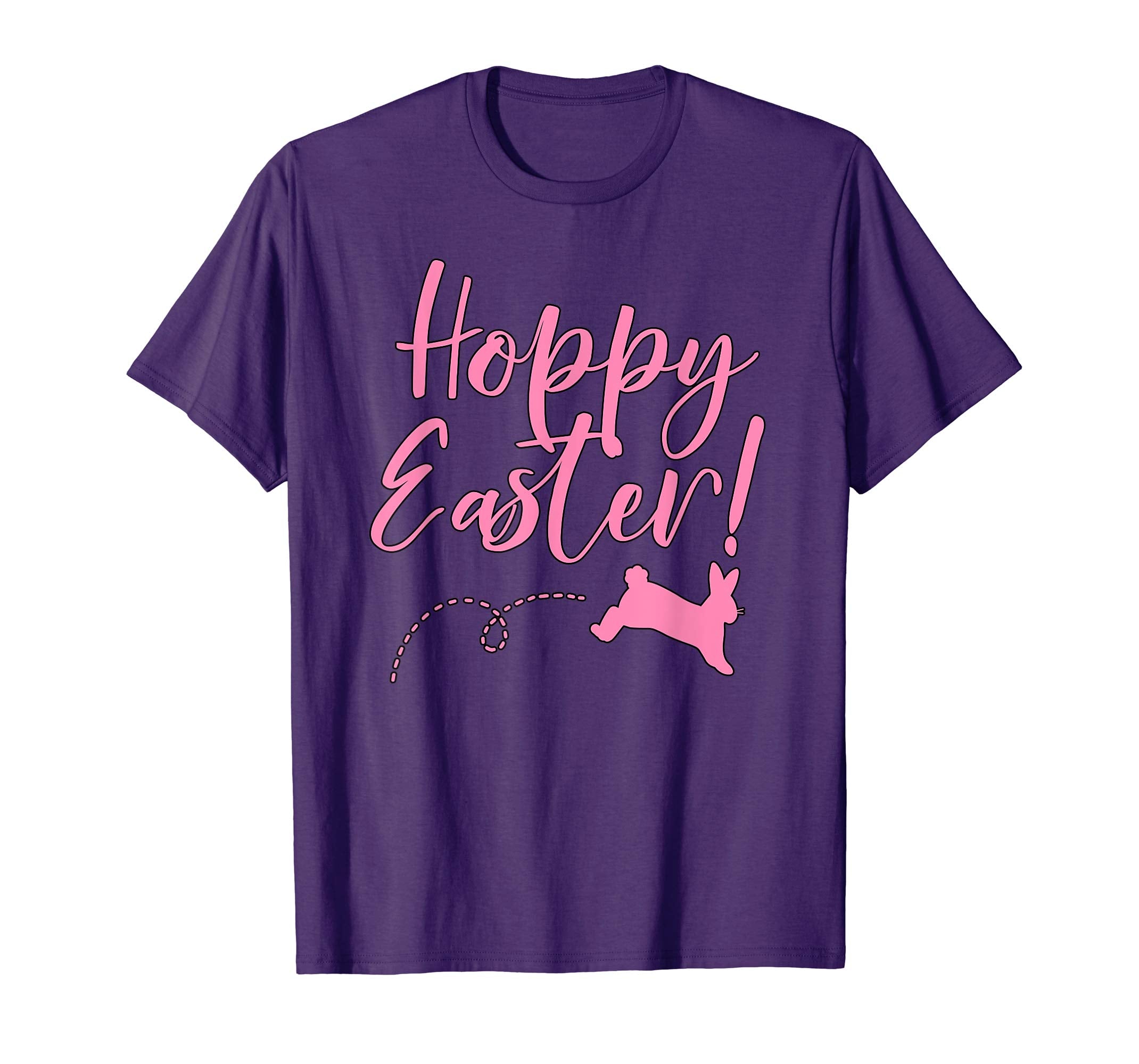 Hoppy Easter T-shirt with Hopping Bunny Rabbit